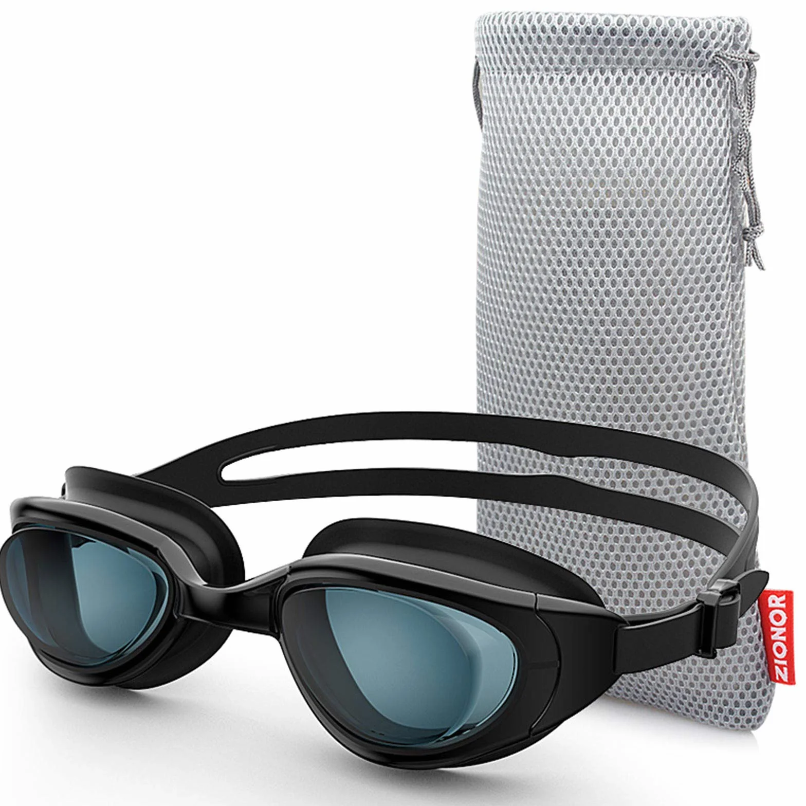 ZIONOR G7 Gafas de Natación Correctoras Miopía Visión Nocturna Sin Fugas Protección UV para Hombre Mujer Adultos Dioptría 2.0-7.0