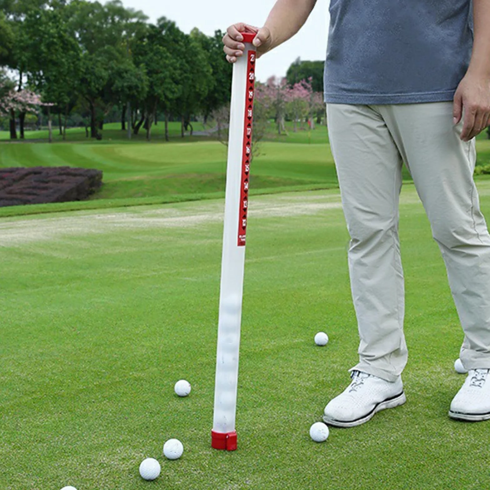 Recuperador de pelotas de golf para sostener 21 pelotas, recuperadores de eje profesionales, tubo recogedor de bolas de golf, colector de liberación de pelotas de golf, herramienta de succión