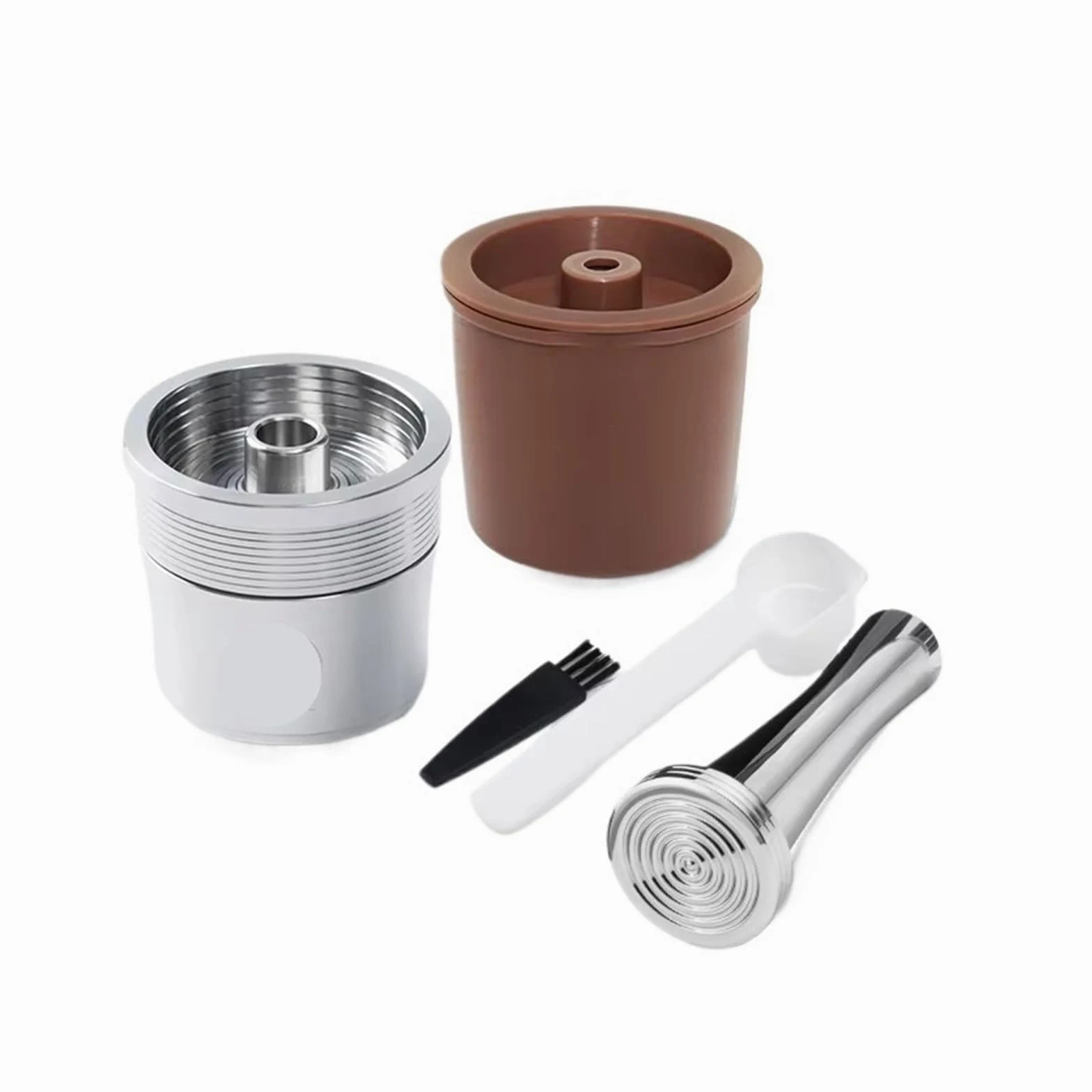 Soporte de filtro café reutilizable acero inoxidable, cápsulas rellenables, Compatible con ILLY Y3.2 Mahine(R)