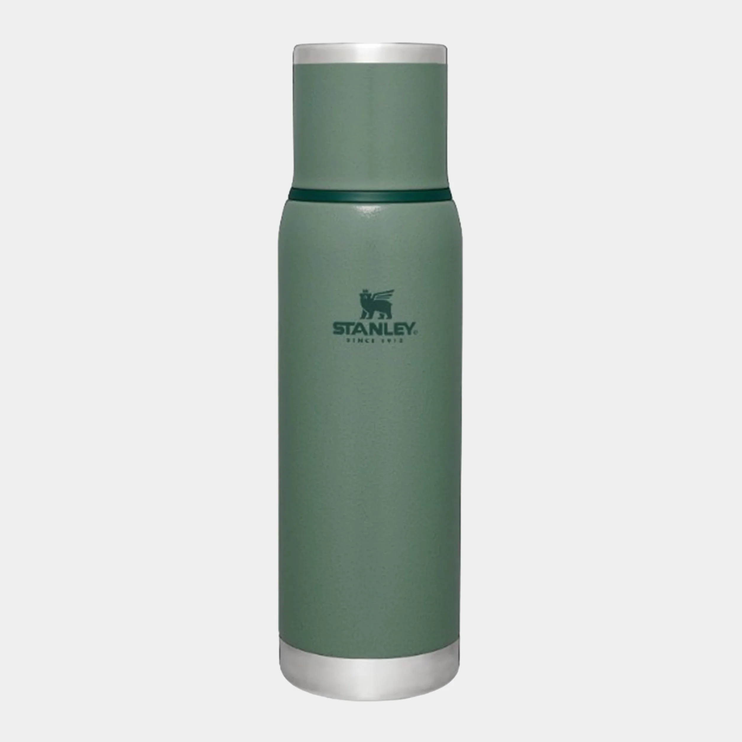Stanley 1913 Adventure To-Go Botella Termica 1L - Hammertone Green | 25 Horas Caliente - 27 Horas Fría - Antifugas - Tapa Aislante - Sin BPA - Apta Para Lavavajillas