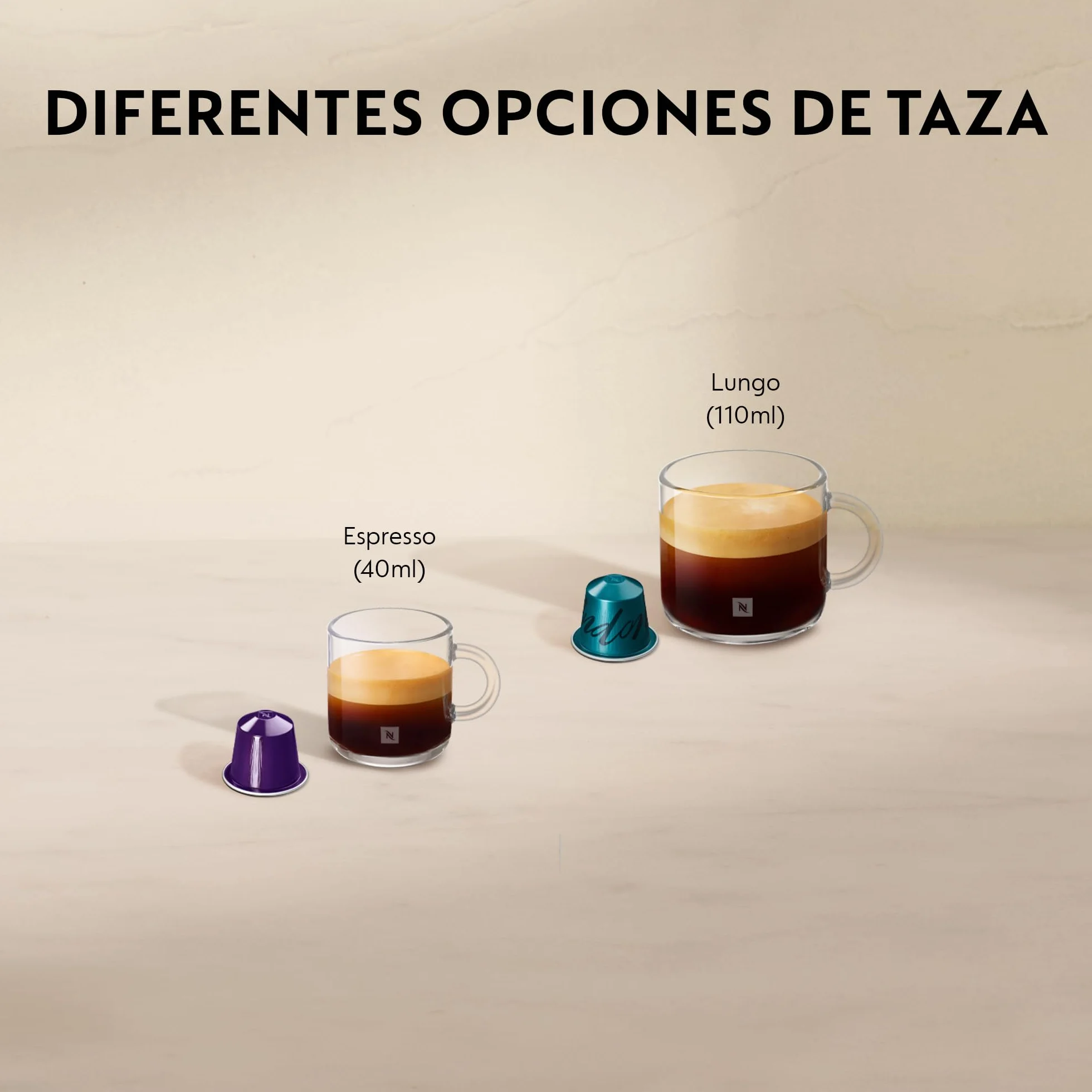 Nespresso Krups Essenza Mini XN1101PR5 - Cafetera Monodosis de Cápsulas Nespresso, Compacta, 19 Bares, Apagado Automático, Color Blanco