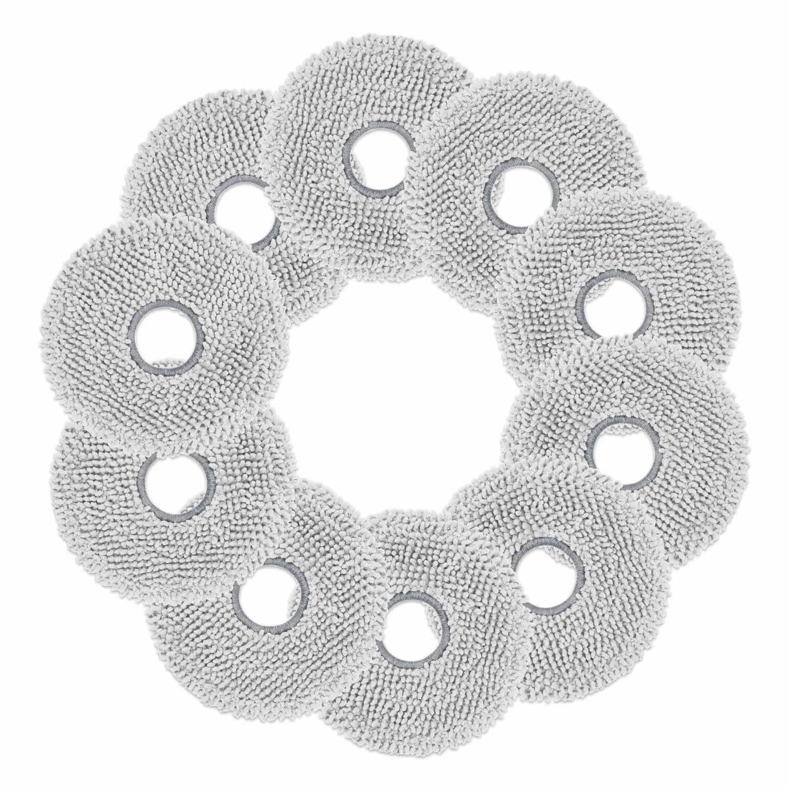 VIEWALL 10 Toallitas para ECOVACS DEEBOT T50 Pro Omni/Gen2/Gen3,T50 MAX Pro,T50 Omni,T30C Omni/Gen2,T30C Pro/Gen2,T30 Pro Omni,T30 Omni,T30S Pro/Combo Aspiradora,Microfibra Mejorada y Reutilizable