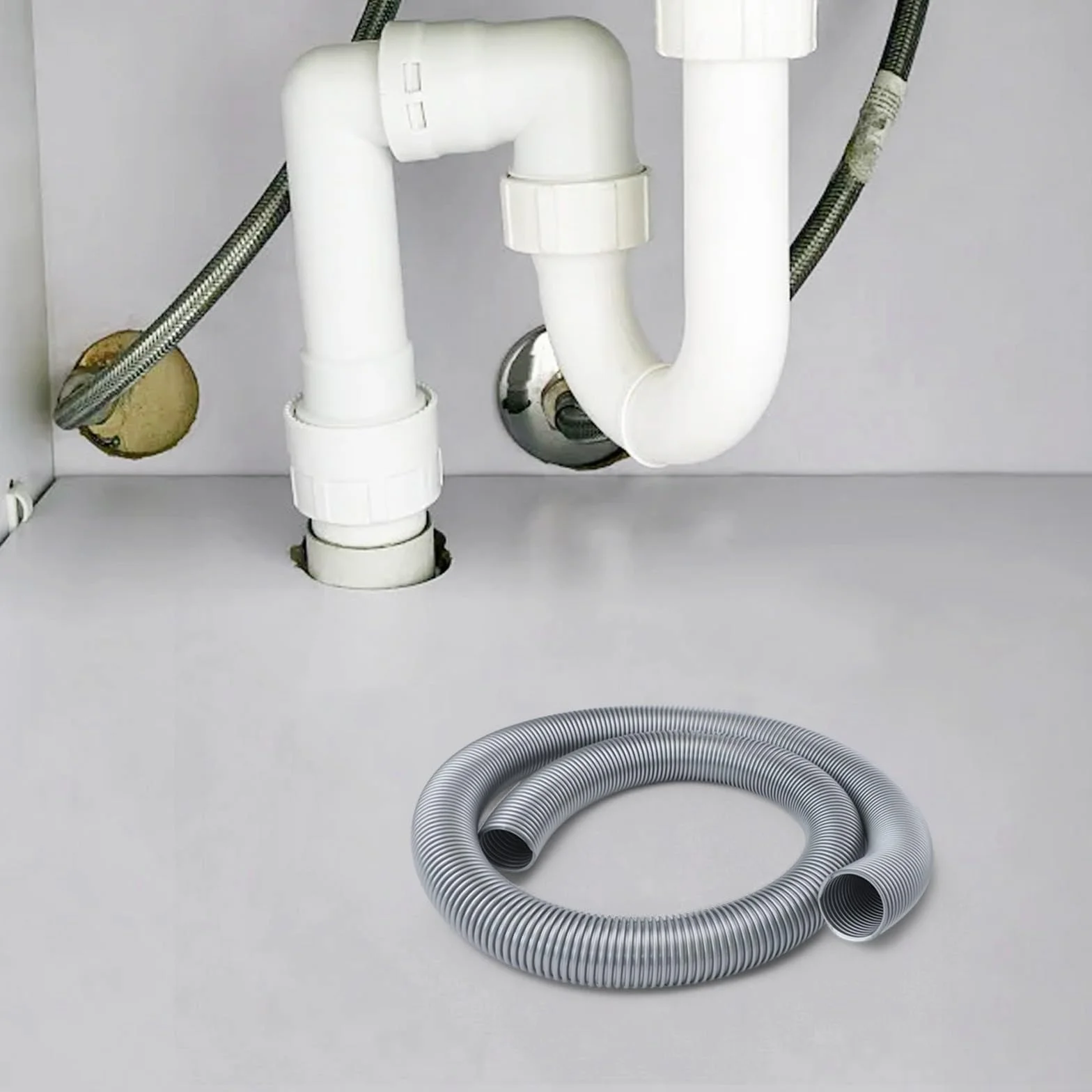 Manguera roscada limpiadora de 50 mm de diámetro interior, 3/4 metros, tubo flexible de vacío, aspiradoras resistentes, tubos roscados para máquina de absorción de agua, tubos para zonas de