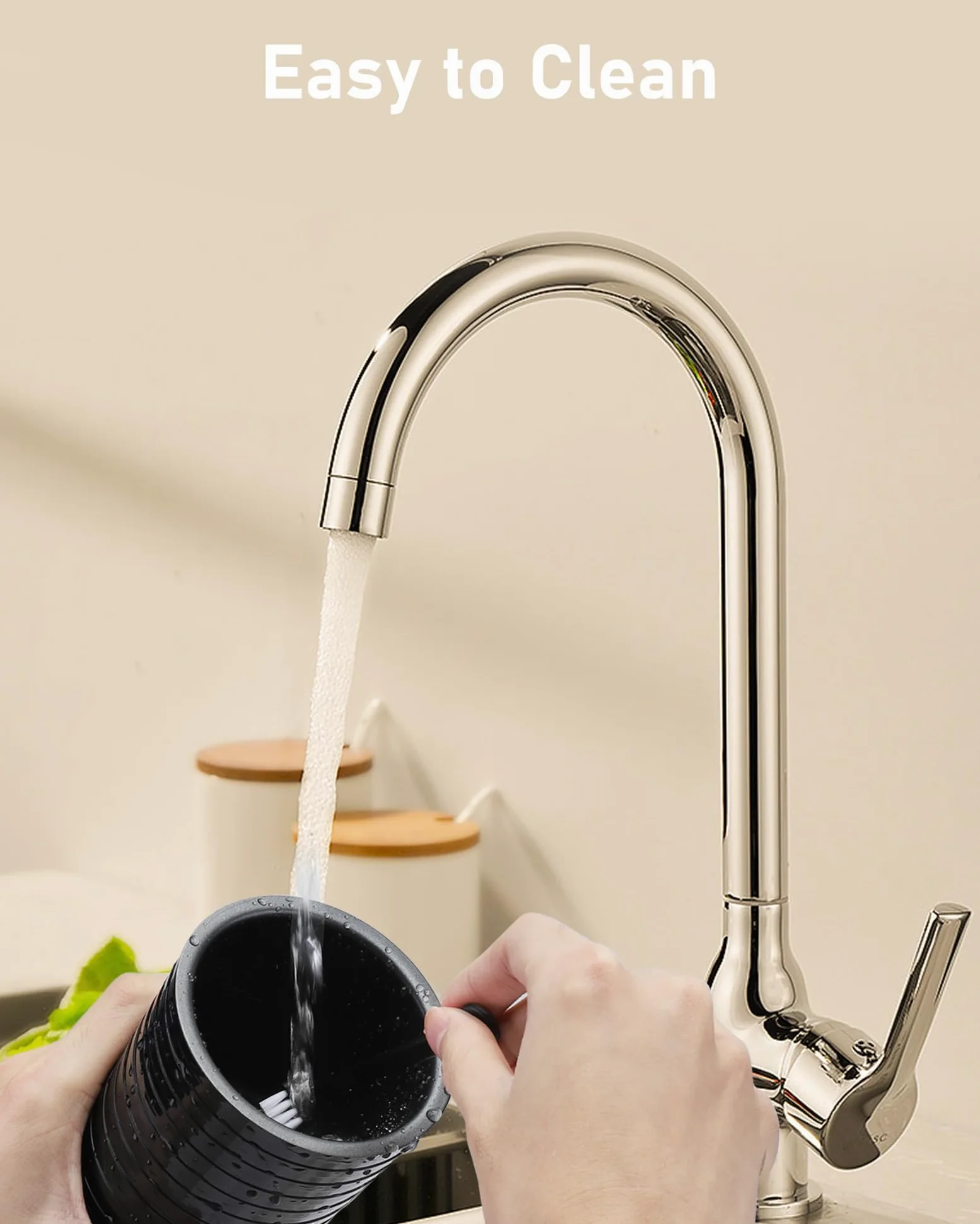 Morpilot - Espumador eléctrico de leche 4 en 1 con espuma caliente y fría y calentador de leche, emulsionador automático 400 W 240 ml para Cappuccino Macchiato Latte