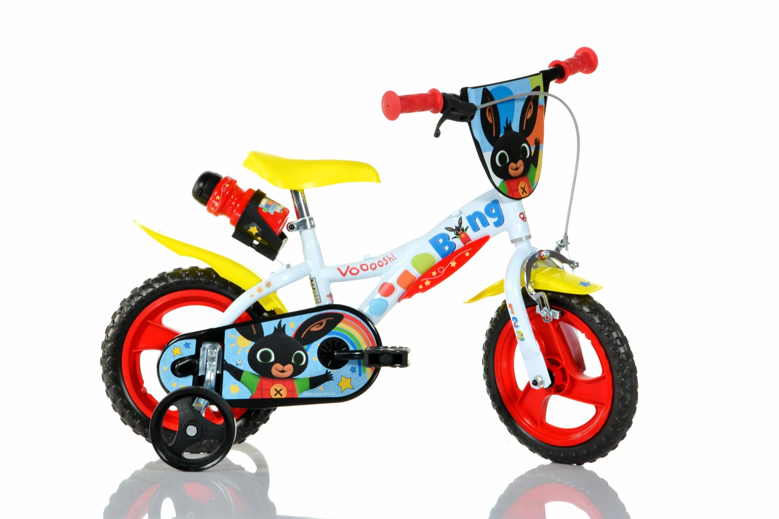 Dino Bikes Bicicleta Infantil Bing 12 Pulgadas para Niña y Niño 87-110 cm