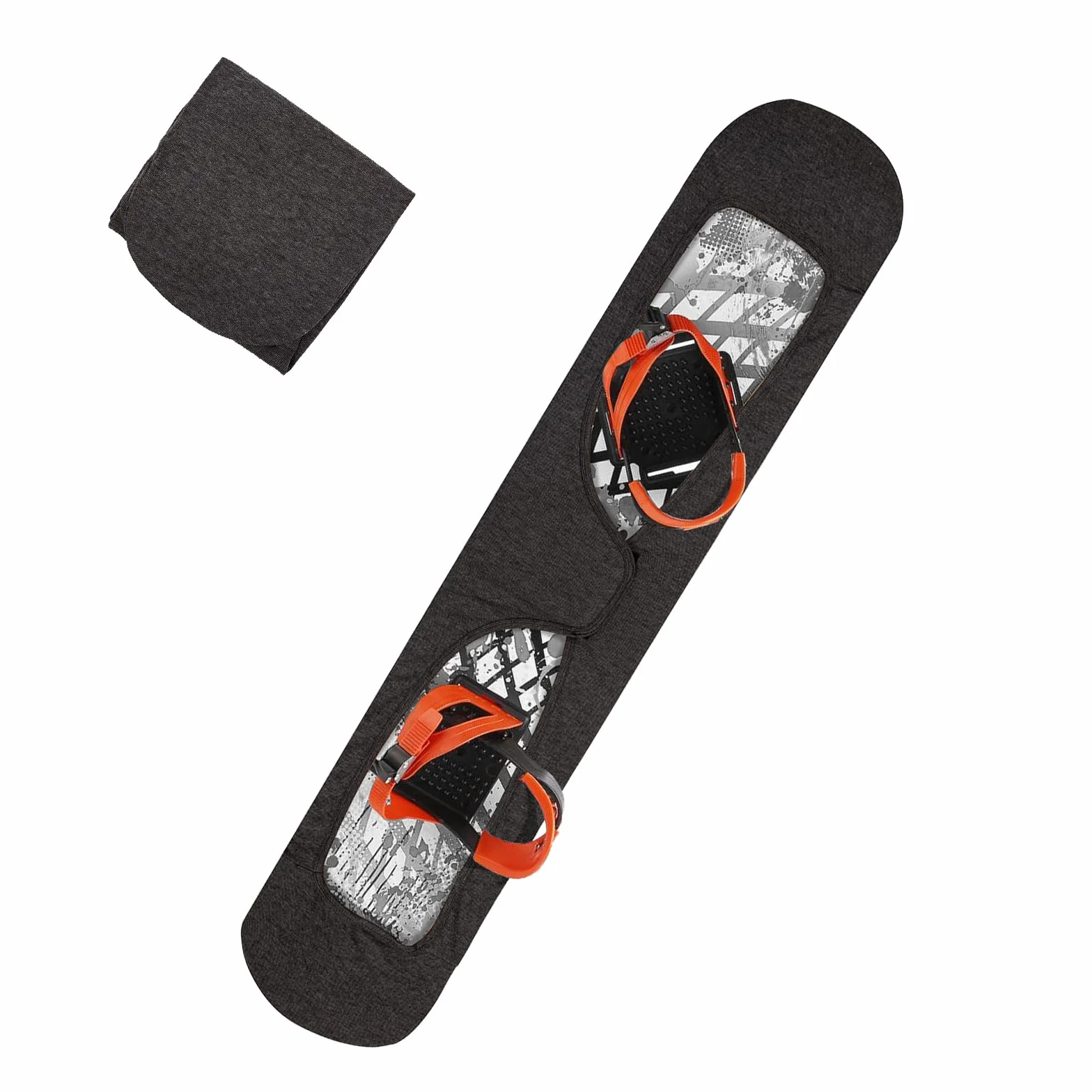 Funda para snowboard con encuadernación abierta, protectora elástica