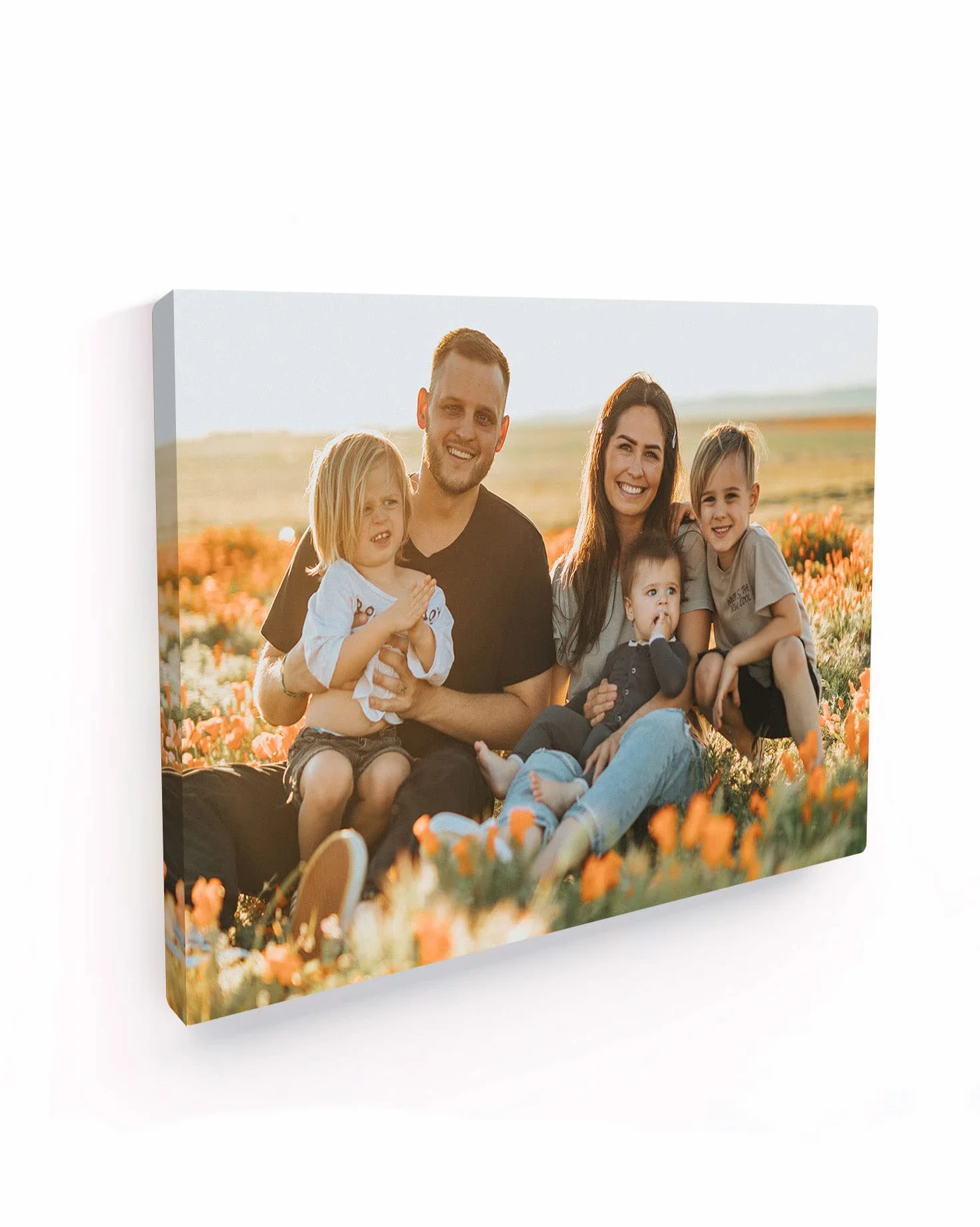 Panorama Cuadro Personalizado con Foto en Lienzo - 120x80 cm - Regalo San Valentín, Boda, Cumpleaños - Fabricado en España - 20 Tamaños Disponibles