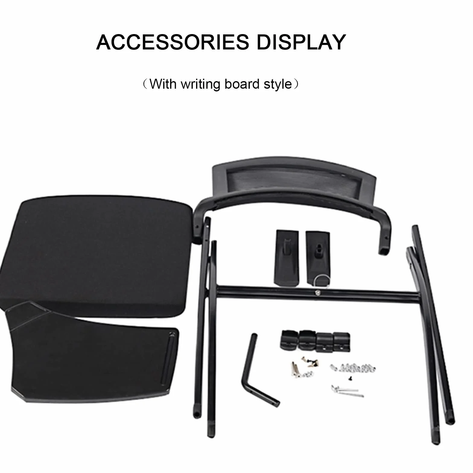 Silla De Personal Silla De Oficina para Sala De Conferencias Silla De Entrenamiento Plegable con Tablero De Escritura Pupitre Escolar Y Silla De Una Pieza con Un Peso Aproximado De 50 Kg