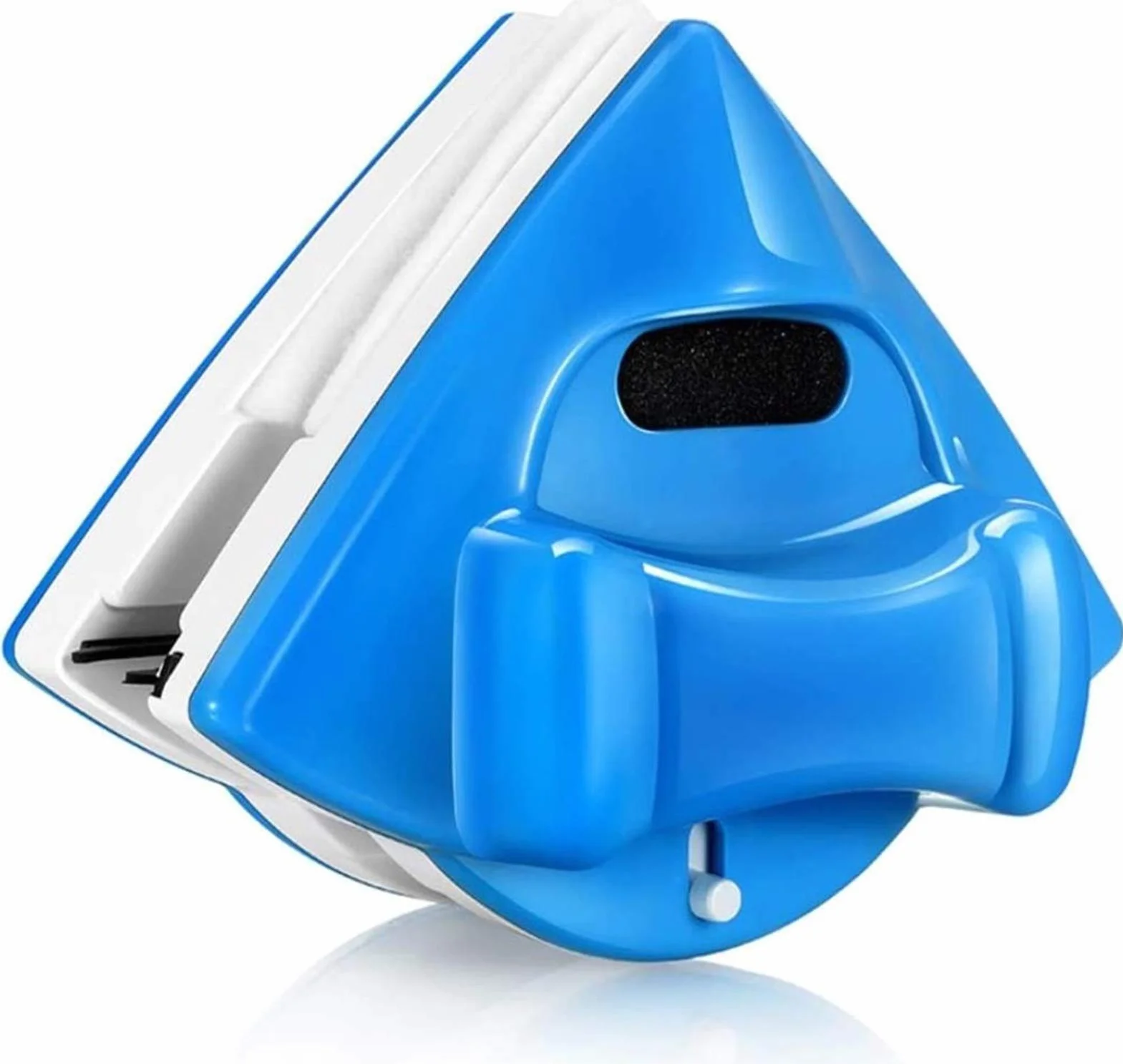 Limpiador de Ventanas magnéticas de Lado, Limpiador de Vidrio Anti-Pizca/Limpiador Magnético con Cuerda Anti-Gota, for Uso doméstico y de Alto Nivel, 15-24 mm, Tipo Manual