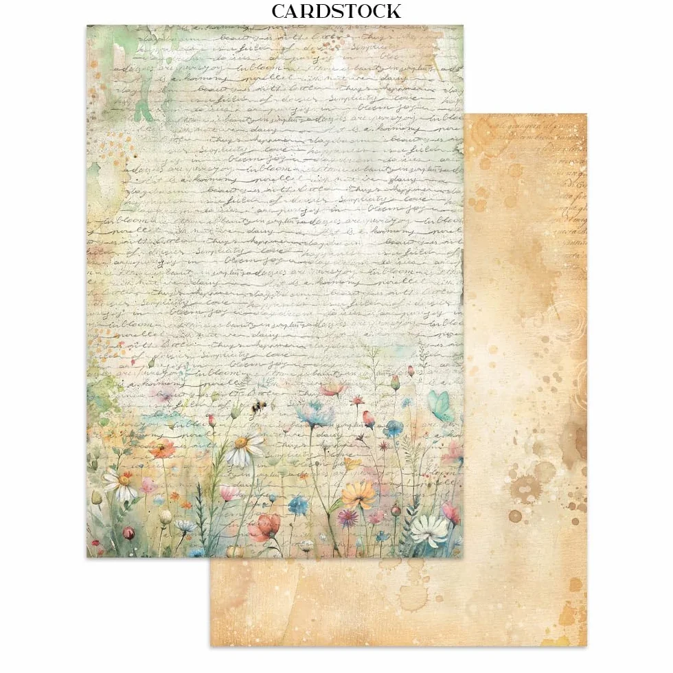 Stamperia - Junk Journal Stickers, Cut-Outs, and Backgrounds for Scrapbooks, Albums, Card Making, Bullet Journalling and More, Perfect for Hobbies, Crafts, and Gifting (Daisy Art)