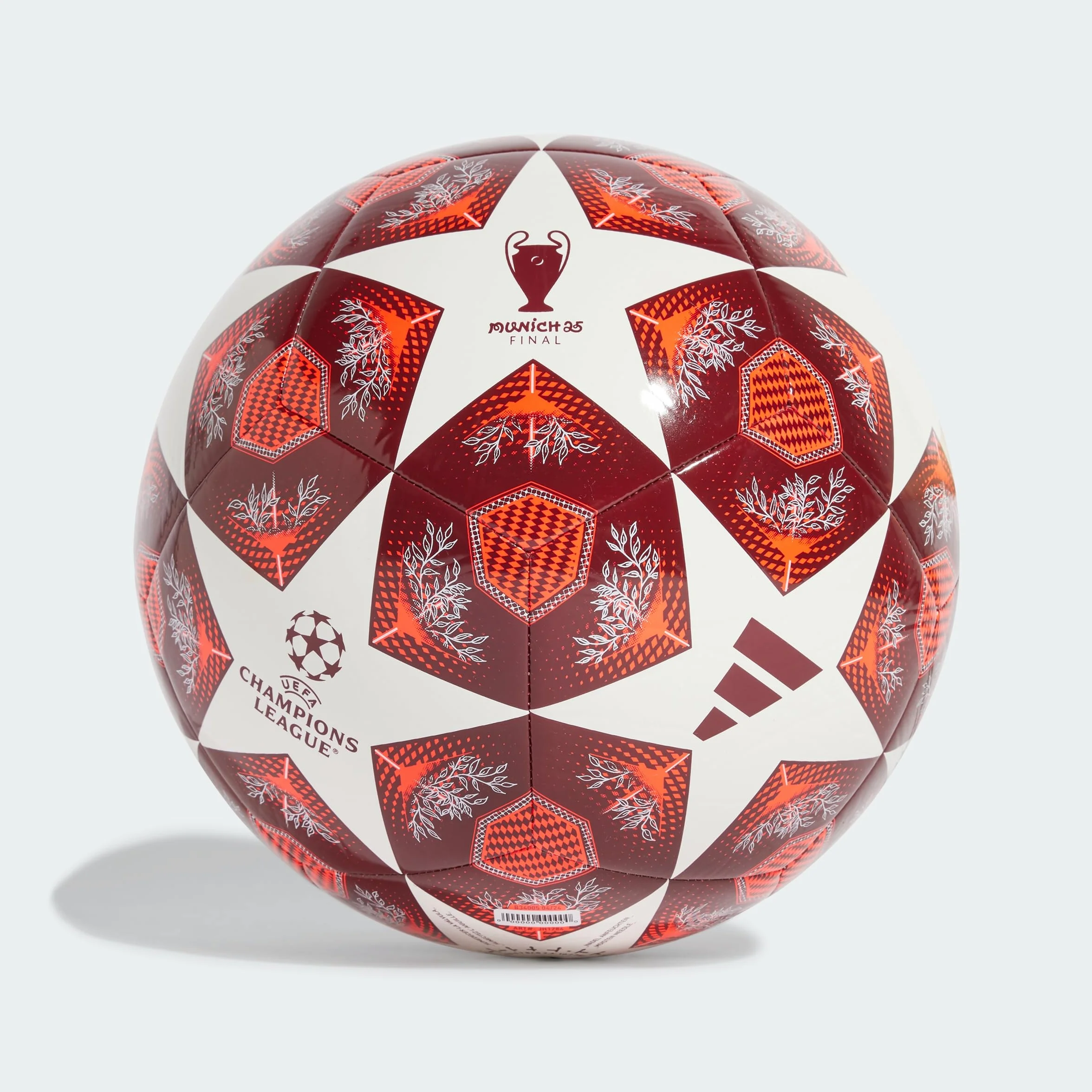 adidas UEFA Champions League Club Ball JH1284 Balón de fútbol Rojo Talla 3