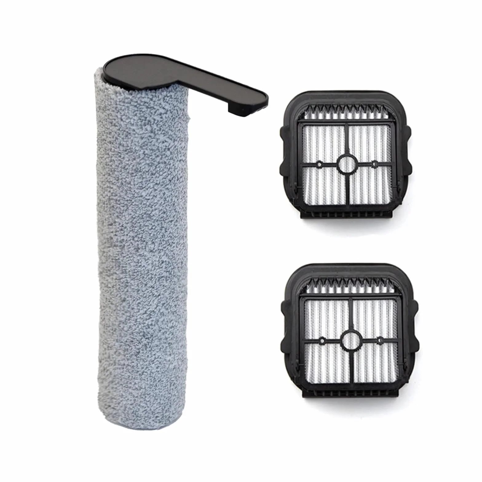 Barra de cepillo giratorio for aspiradoras húmedas/secas, cepillo principal, cepillo lateral y juego de filtros, Compatible con Laresar,S7 Pro(SET4)