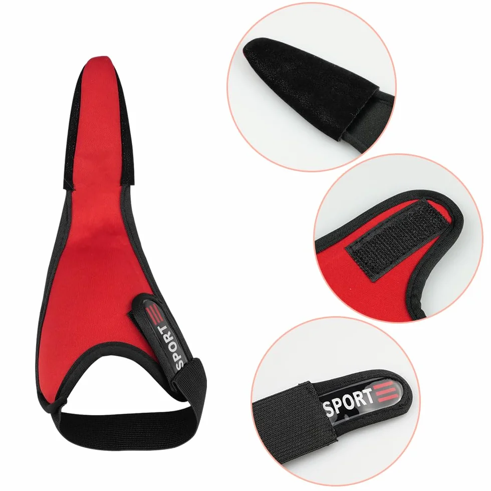 Guantes de pesca resistentes a arañazos antideslizantes transpirables protectores de dedos unisex rojo azul negro