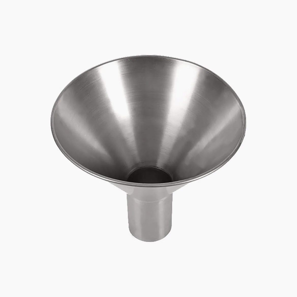 Embudo cónico de Acero Inoxidable 304 Engrosado 2cm-8cm Embalaje de Gran diámetro,12cm