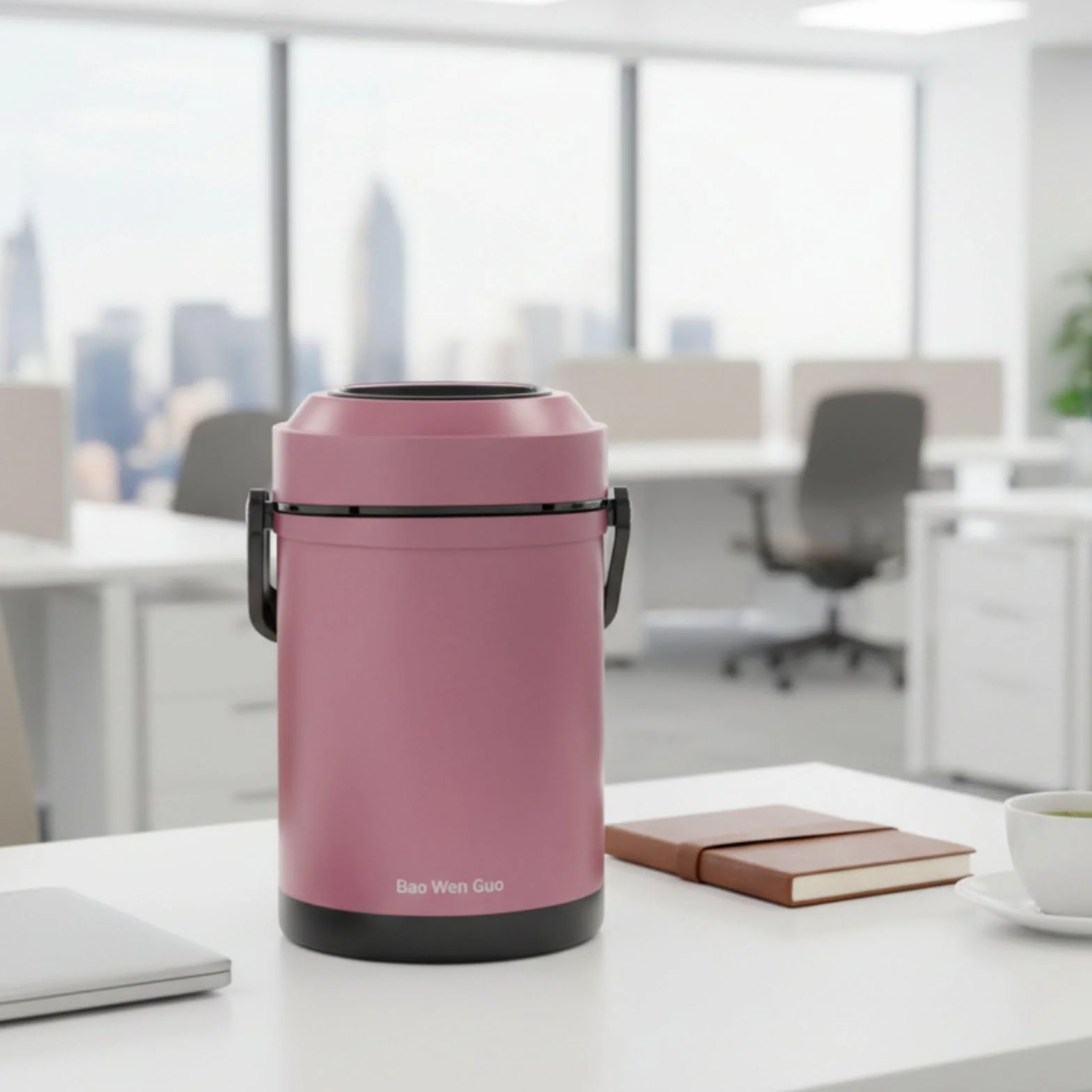Contenedor Comida Térmica Acero Inoxidable Aislamiento Al Vacío Contenedor Térmico Acero Inoxidable Gran Capacidad Termo Comida, Rosa, Oro Rosa, 1.8L
