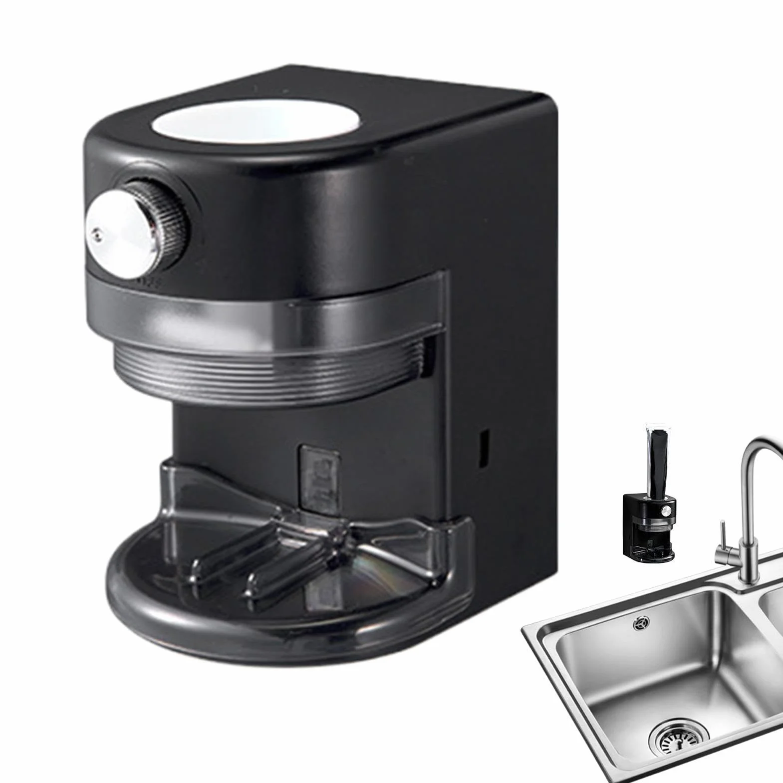 Dispensador de pasta de dientes y soporte para cepillo de dientes, montaje automático en la pared, fácil instalación para uso en baño y dormitorio, solución de higiene conveniente