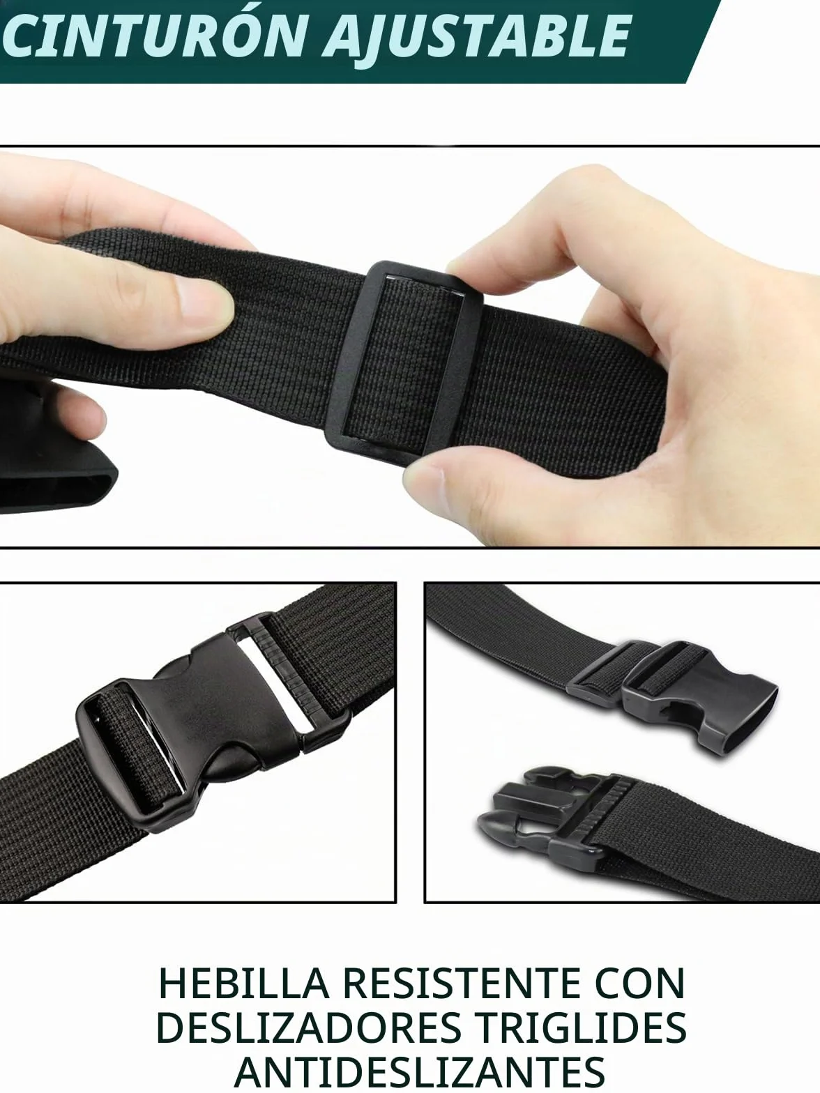 Riñonera Impermeable Hombre Mujer Bolso de Cintura Deportiva con Cinturón Ajustable para Viaje Correr Senderismo