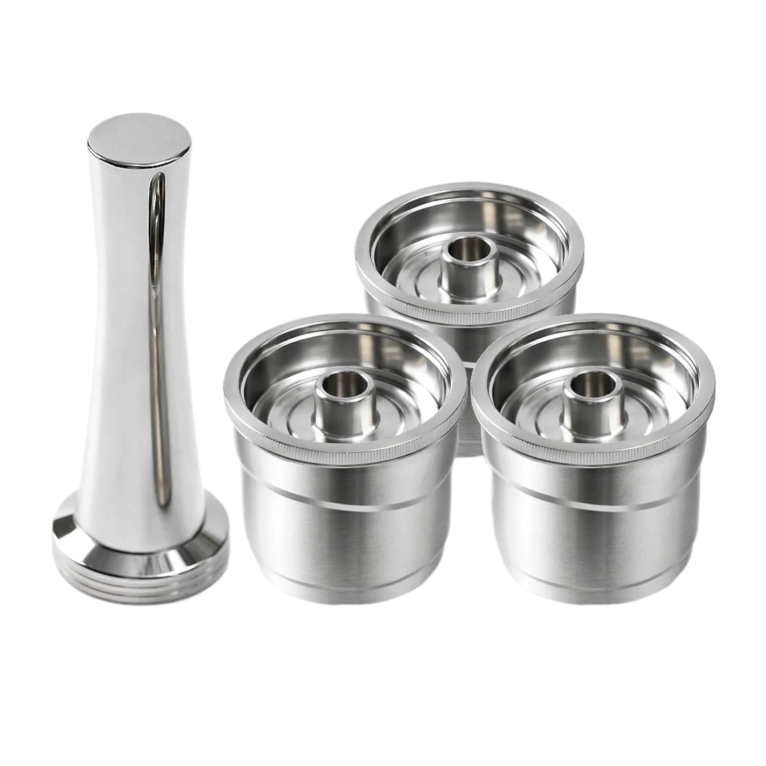 Compatible Con Illy, Máquina De Café X7 Y3 Y5, Cápsula De Café De Acero Inoxidable De Metal, Cápsula Recargable, Ajuste De Taza De Filtro Reutilizable(3PCS)