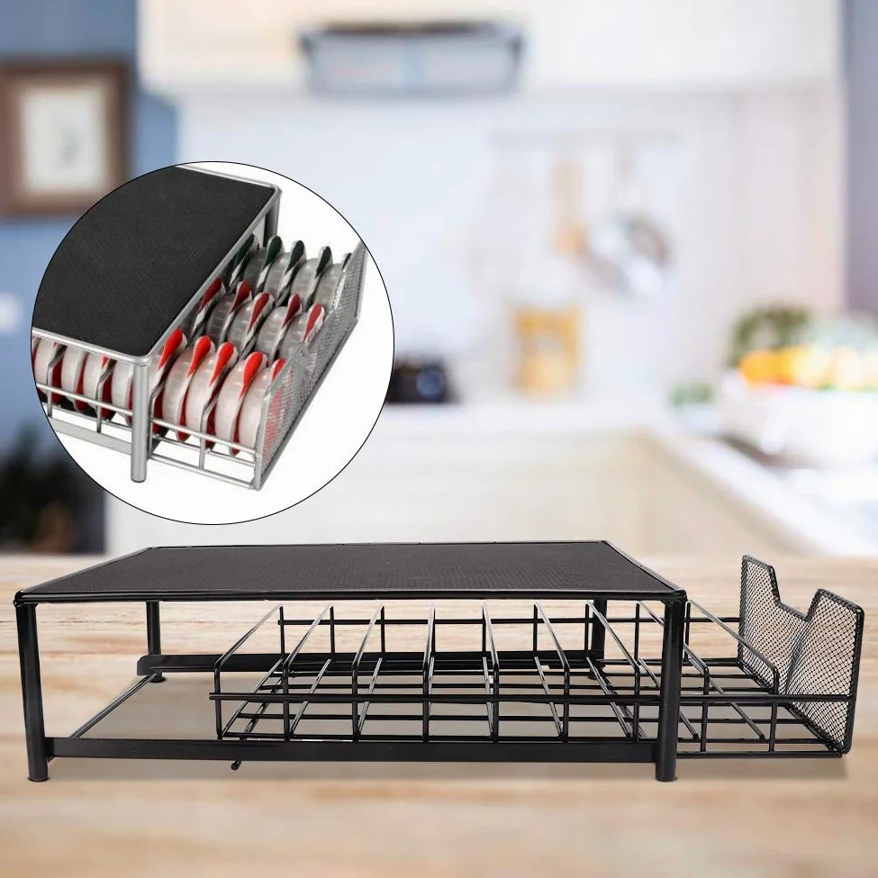Dioche 54 soportes tipo cajón portacápsulas de café, compatibles con cajones de almacenamiento de cápsulas Tassimo/Café, adecuados para el hogar y la oficina