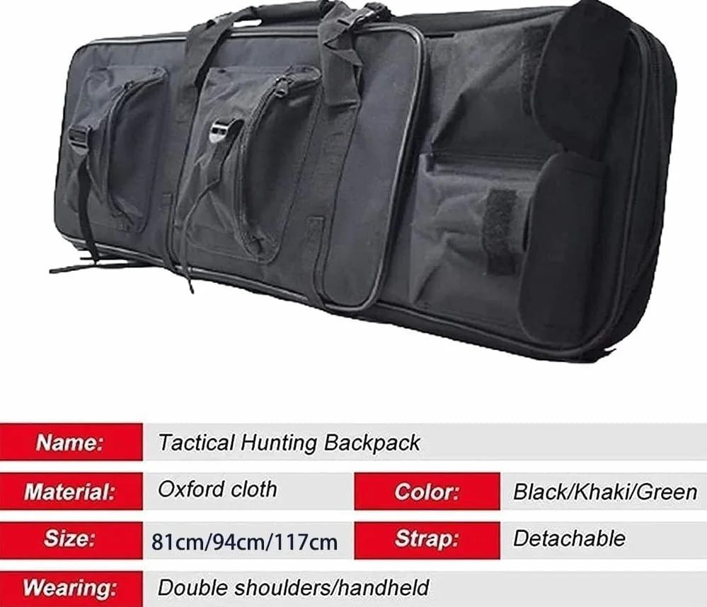 Airsoft Armas Mochila para Fusil Bolsa Táctica Porta Escopeta Caza