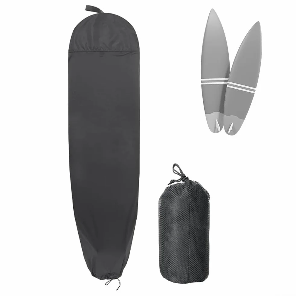 Funda de almacenamiento para tabla de surf, poliéster 210D, acolchada, cordón, impermeable, hasta 7.5 pies
