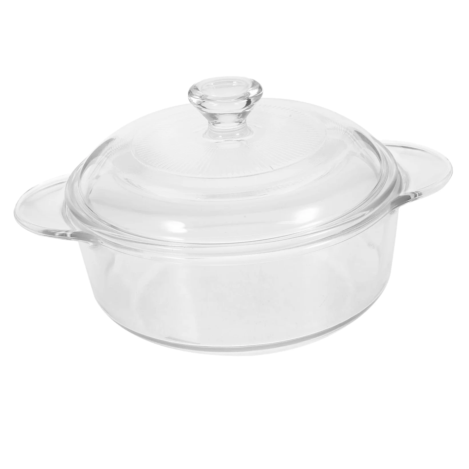 Cabilock Tazón de Vidrio Resistente al Calor con Tapa Transparente para Ensaladas y Frutas Cuenco Reutilizable para Fiestas y Cenas Familiares Diseño Moderno y Fácil Limpieza