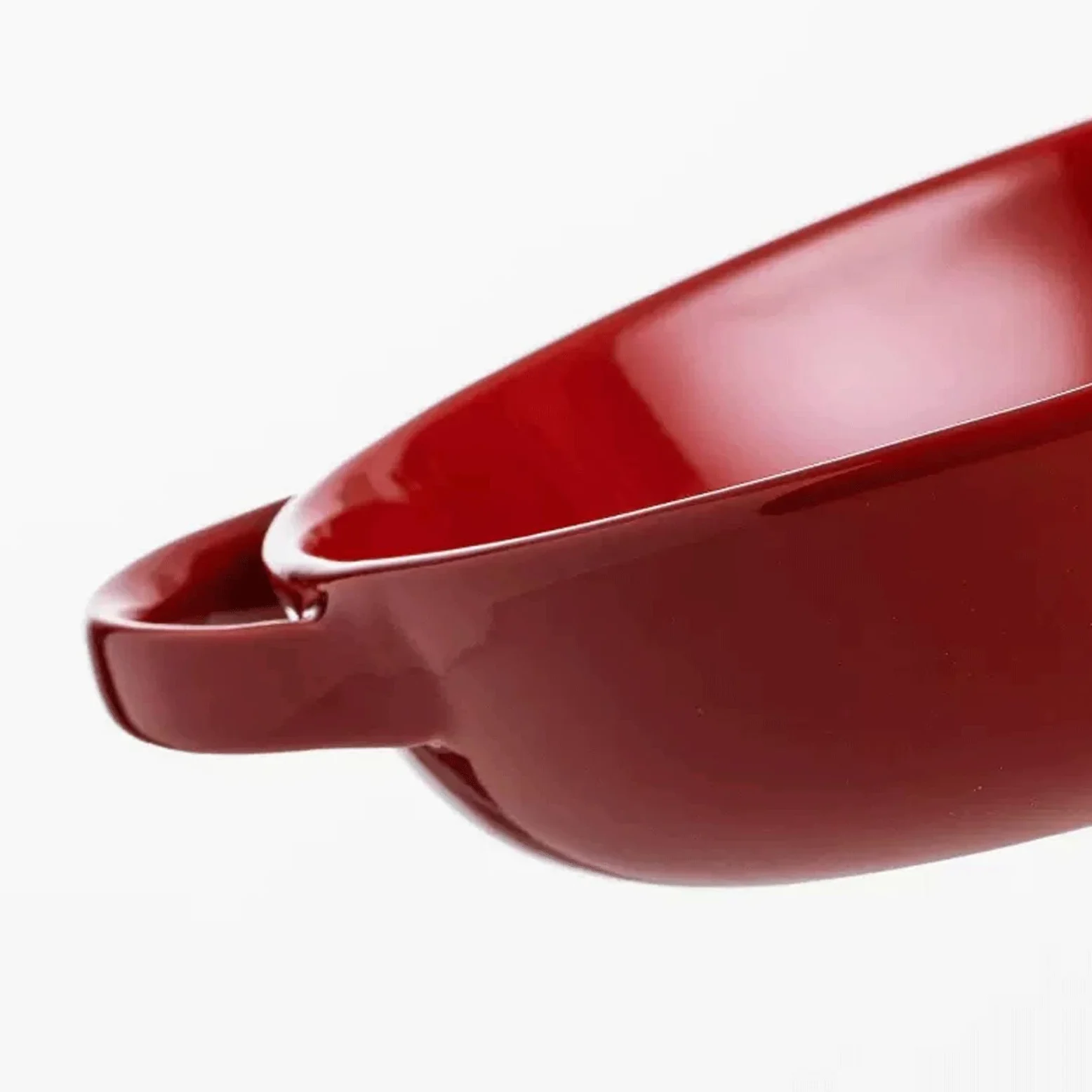 Fuente para Hornear Plato for Hornear Rojo, Molde for lasaña con Asas, Molde for Hornear Rectangular de cerámica for Cena y Banquete Bandejas Horno