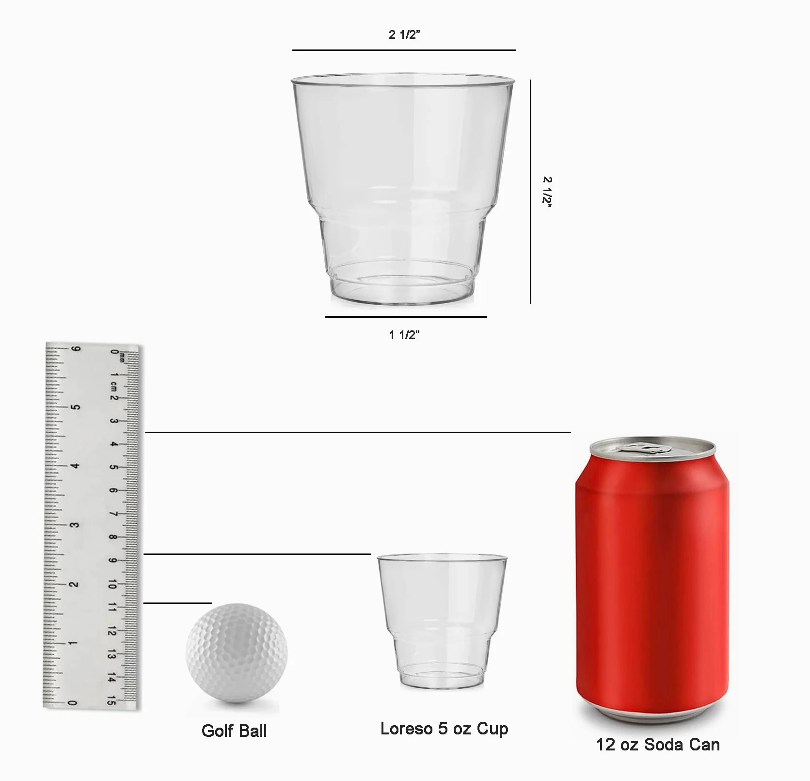 Vasos pequeños de fiesta de 5 onzas, paquete de 96 unidades, plástico duro transparente, resistente, grado alimenticio, mini tazas para cócteles y bebidas de fiesta, reutilizables, 96