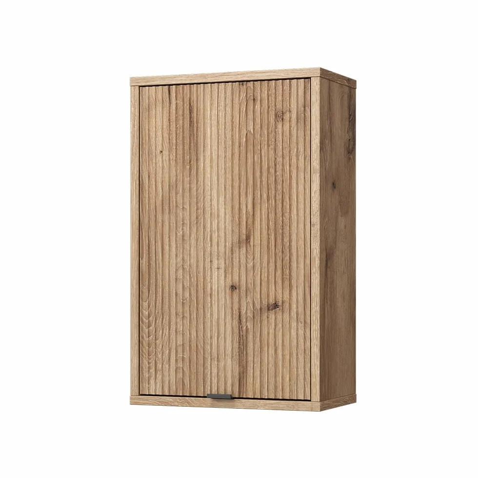 Vicco Mueble de baño Eliza, Roble Vikingo, 40 x 65 cm con una Puerta, Apto para Almacenamiento de artículos de baño montado en la Pared