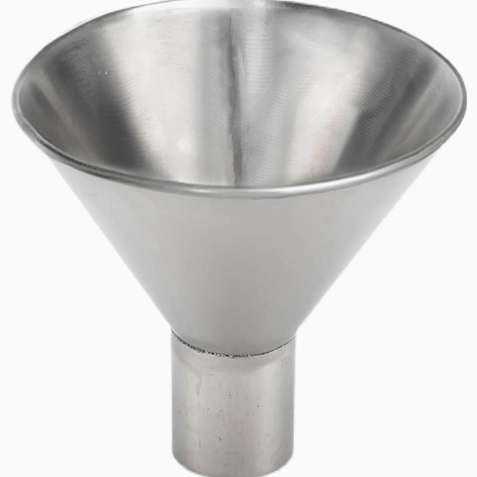 Embudo cónico de Acero Inoxidable 304 Engrosado 2cm-8cm Embalaje de Gran diámetro,12cm