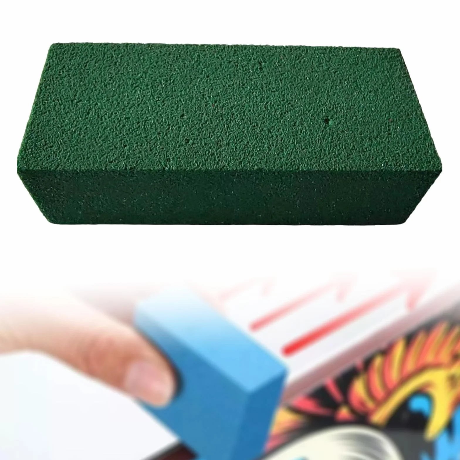 perfk Snowboard Gummy Stone 2 Inch x 1 Inch Herramienta de Mantenimiento de Borde