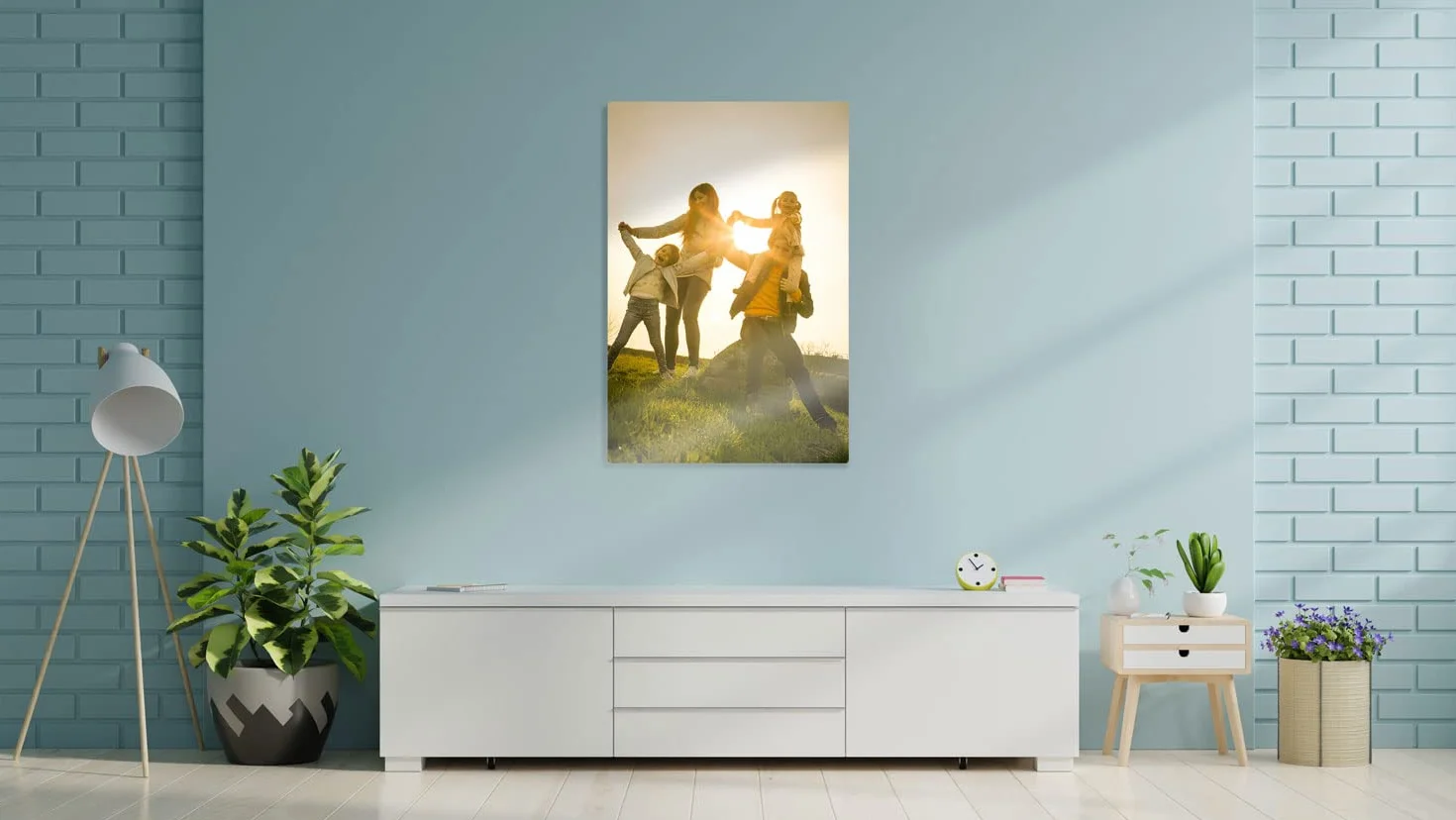Panorama Cuadro Personalizado con Foto en Lienzo - 120x80 cm - Regalo San Valentín, Boda, Cumpleaños - Fabricado en España - 20 Tamaños Disponibles