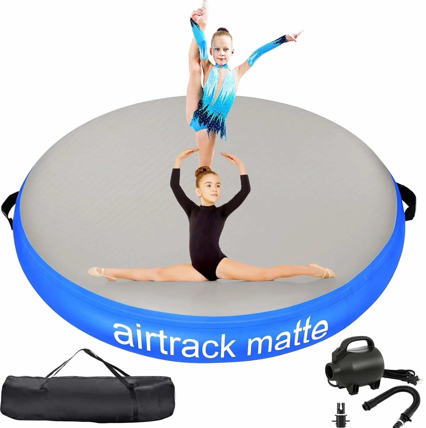 Airspot colchoneta gimnasia artistica Circular 100/140 cm diámetro 20 cm Inflable Tumbling Mat