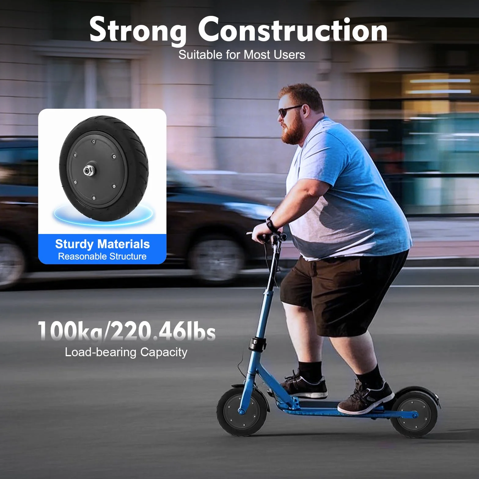 Motor eléctrico 350 W Brushless 36 V 600r/min IP54 para Xiaomi M365 E-Scooter E-Bike Negro