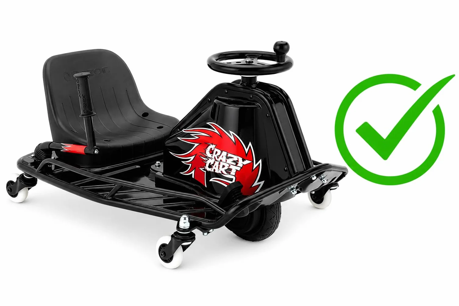 Razor Crazy Cart V5+ Motor 250W Chain Driven with Screws