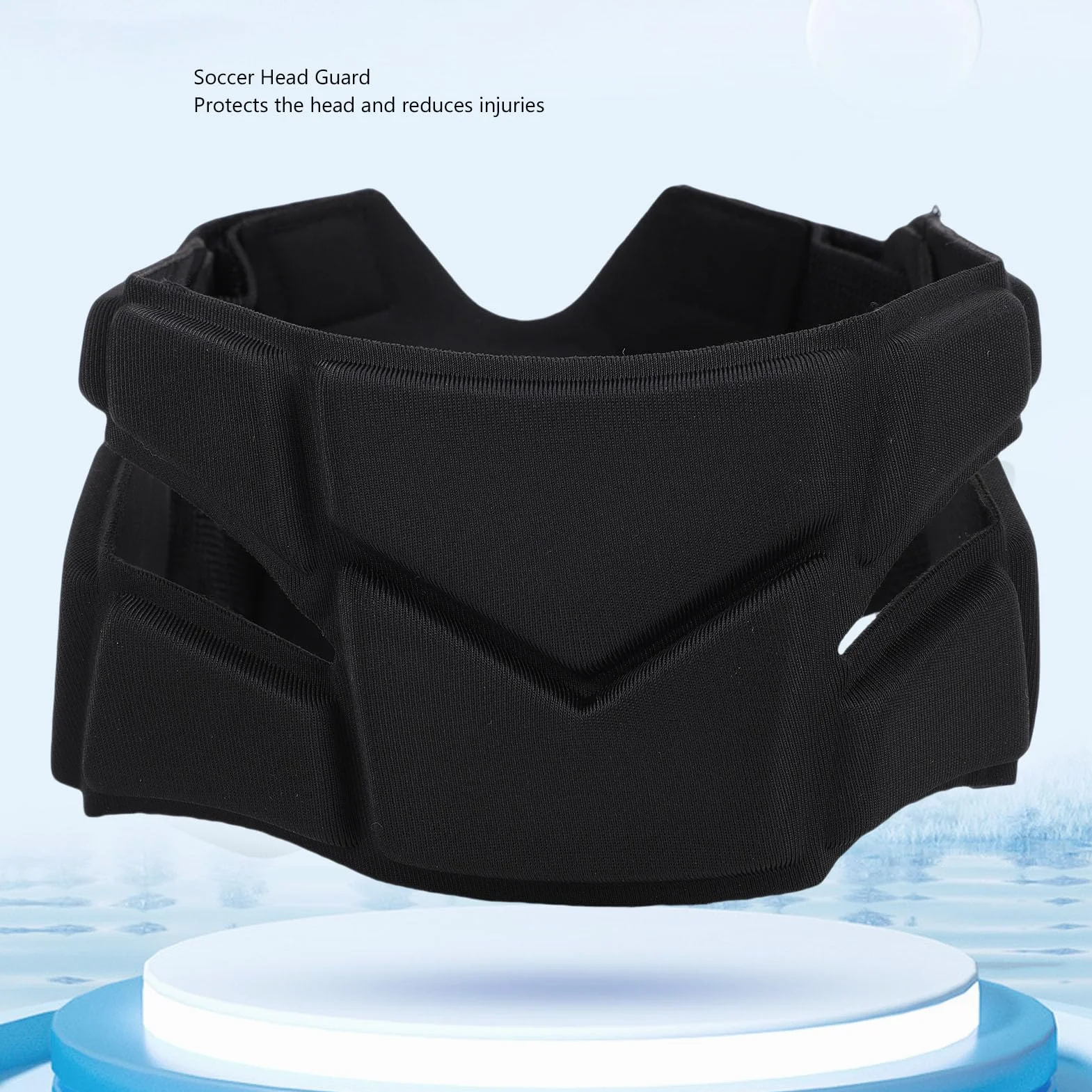 Yosoo Health Gear Casco Protector de Fútbol con Acolchado de Espuma y Fibra de Poliuretano, Diadema Ajustable Transpirable