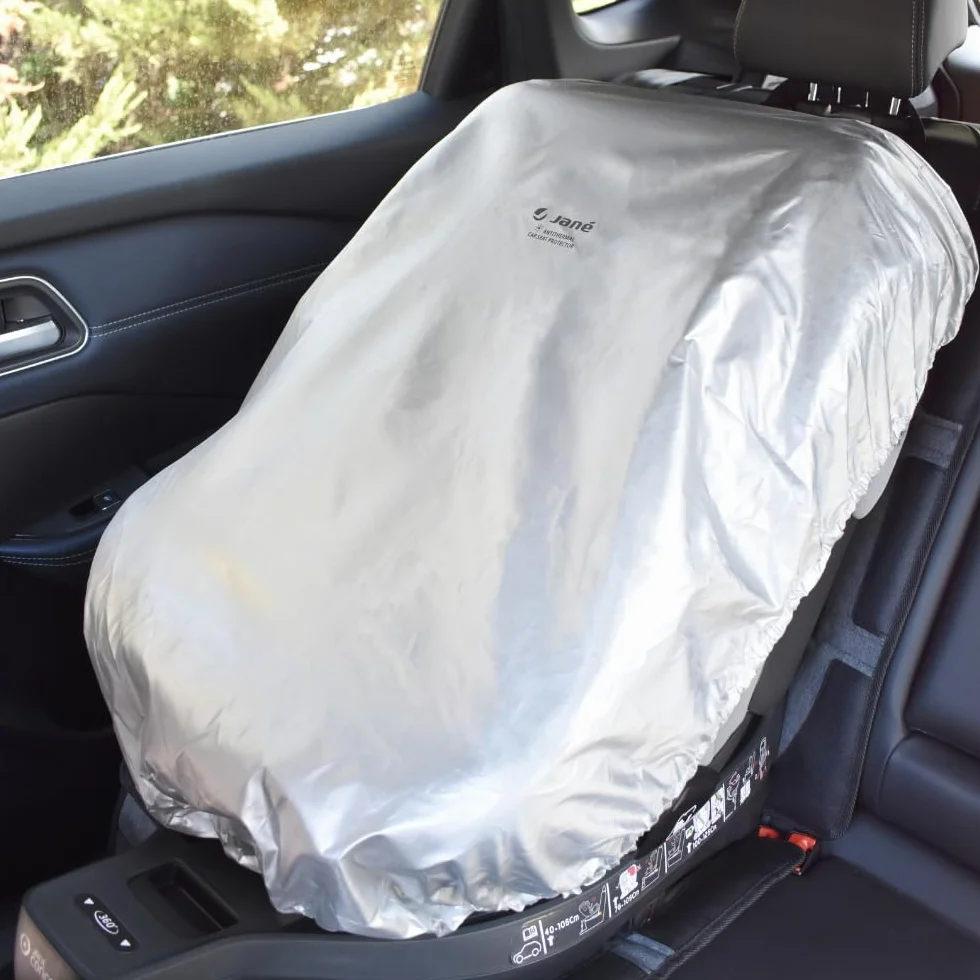 Jané Funda Antitérmica Silla Coche Bebé Universal, Protección Solar Anti-UV, Reduce el Calor hasta 25°C, Plegable, Impermeable, Gris