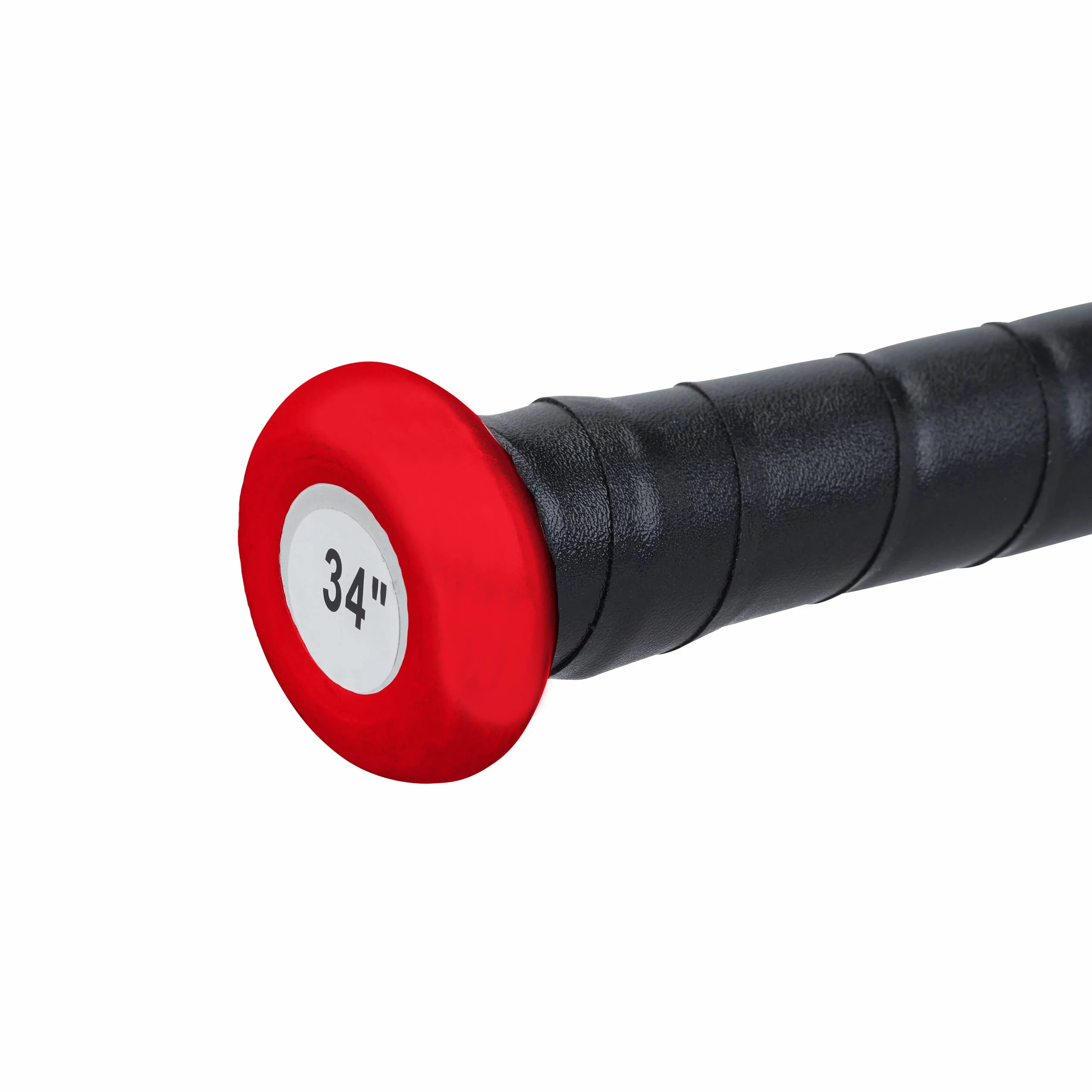 Relaxdays Bate Béisbol Aluminio 34 Pulgadas 86 cm Mango Antideslizante Ligero Rojo