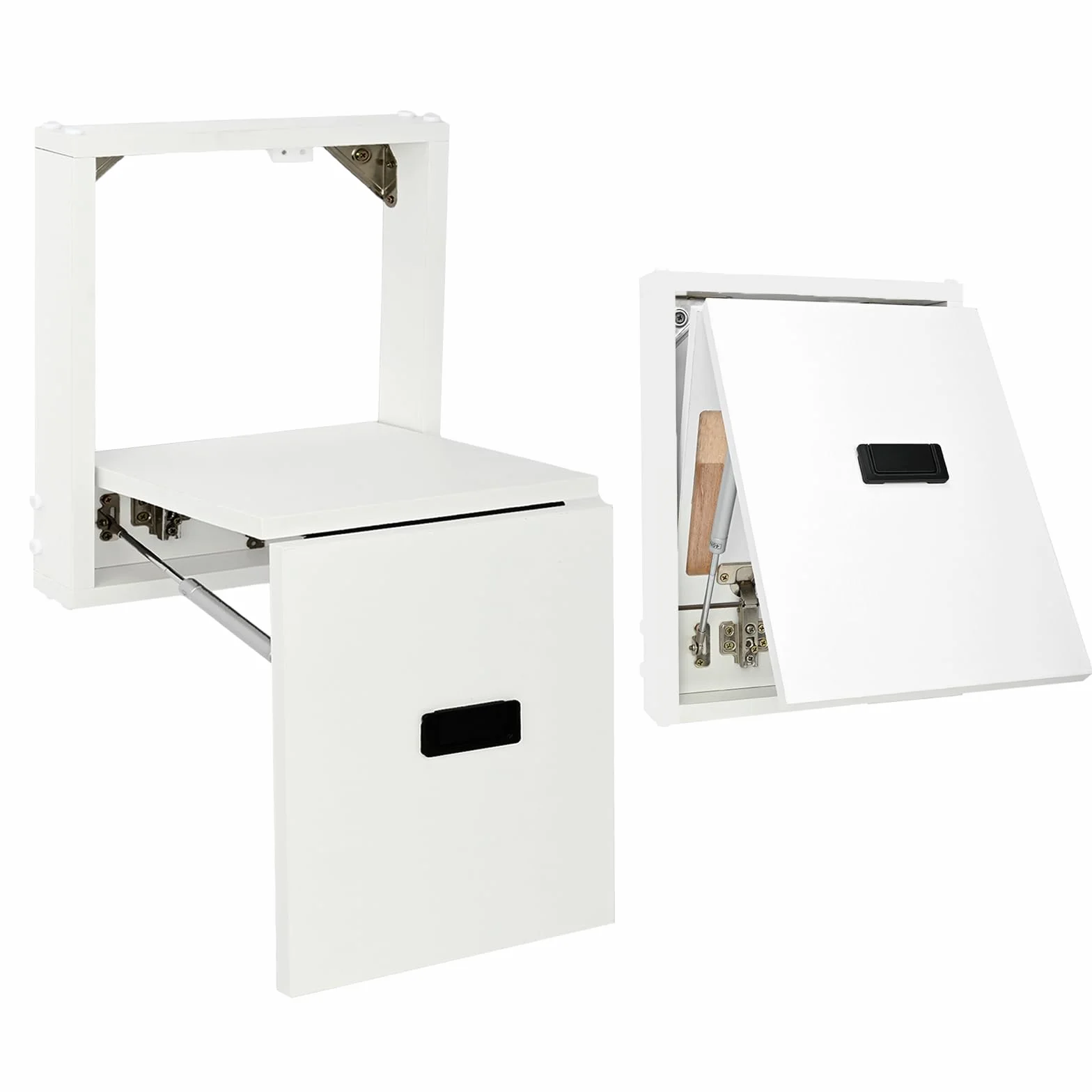uyoyous Taburete plegable de pared para cambiar zapatos, banco de entrada, banco para salón, entrada, cuarto de baño