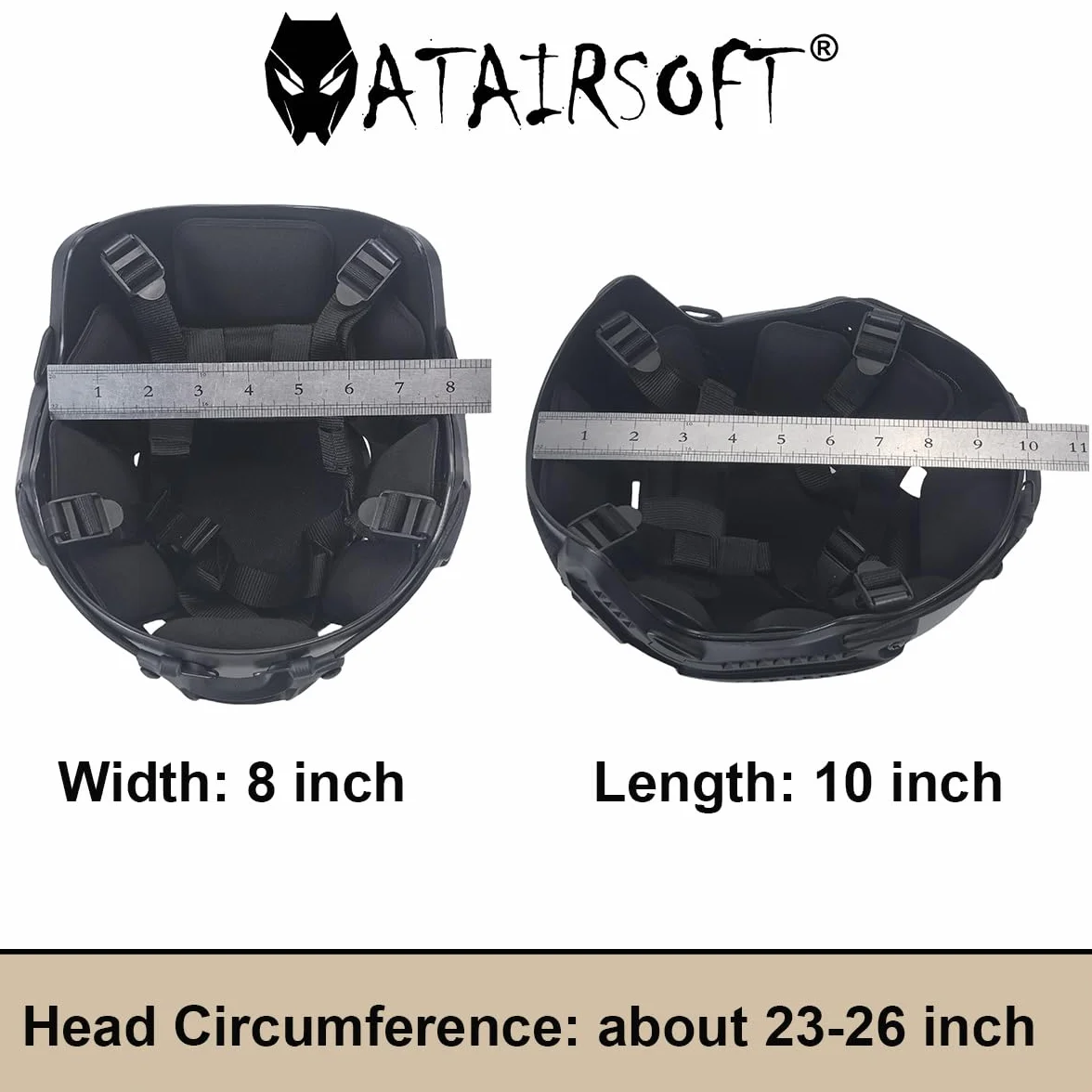 Casco de airsoft tipo PJ, táctico, militar, paintball, airsoft, casco rápido con cubierta