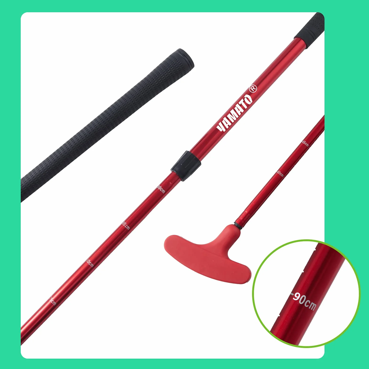 Yamato Putter de Golf para Hombres y Niños, Bidireccional, Diestros e Izquierdos, 1 Unidad