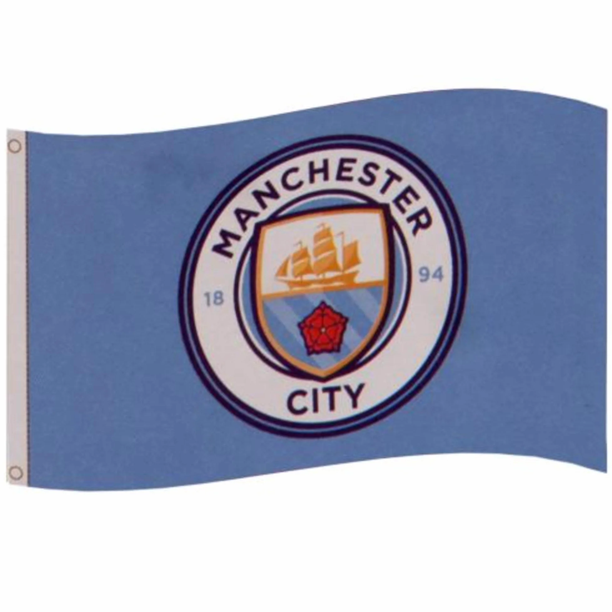 Manchester City F.C. Bandera oficial azul 152,4 x 91,44 cm