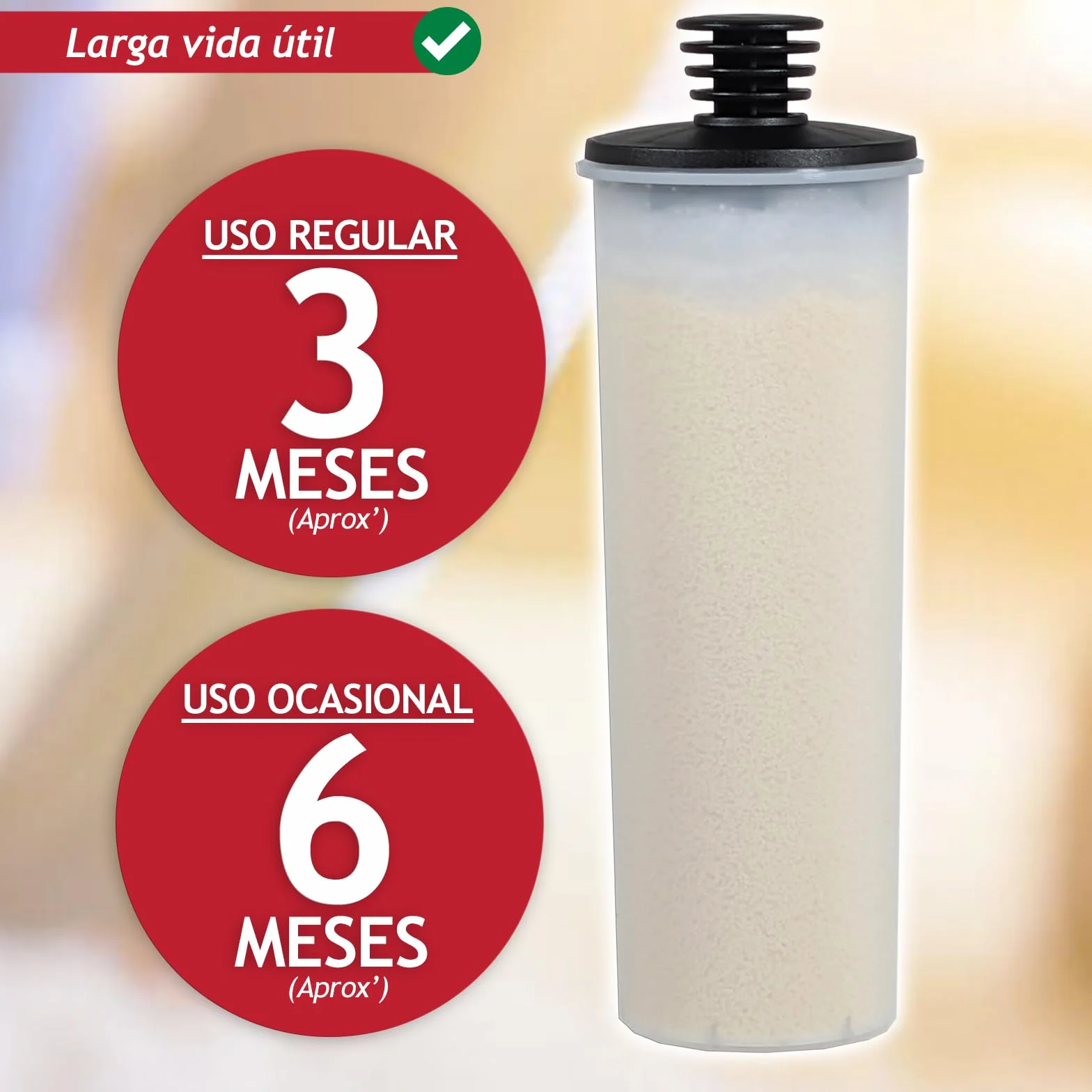 SPARES2GO Cartucho de Filtro Descalcificador compatible con Karcher SC3 Limpiador a Vapor
