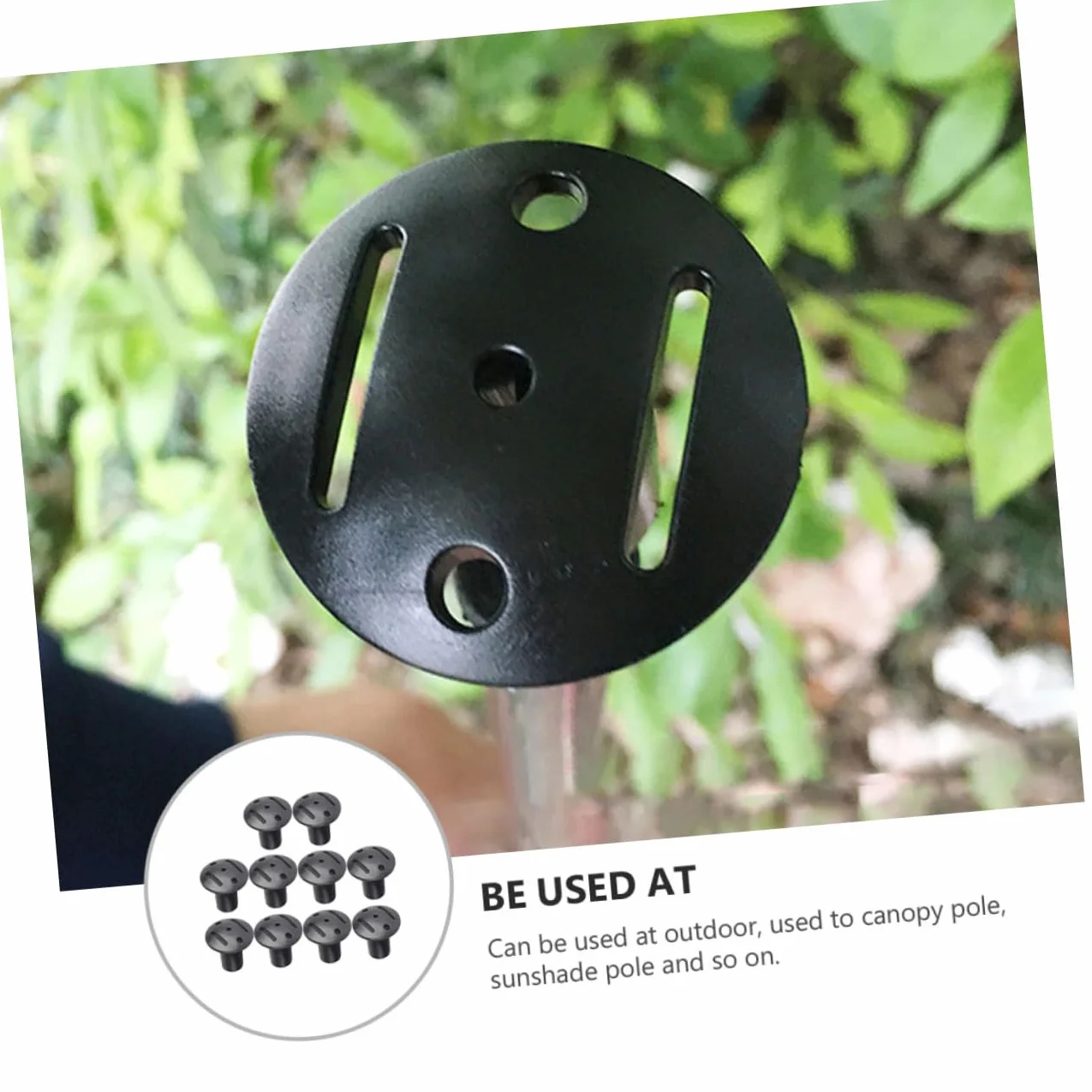 INOOMP Cubierta Protectora para Tienda de Campaña Casco de Enchufes para Poste de Toldo