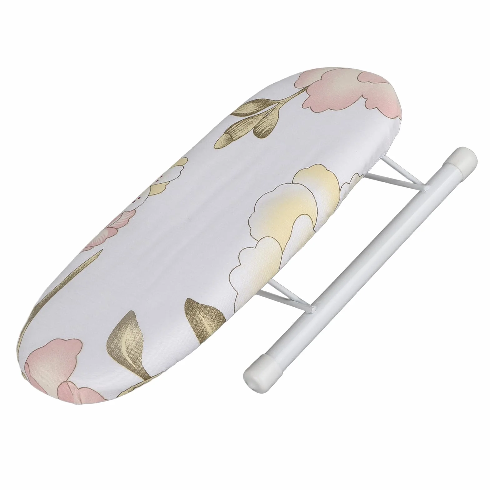 Yctze Mini Tabla de Planchar Plegable para Viajes y Hogar con Funda Extraíble y Resistencia a Altas Temperaturas (peonía)