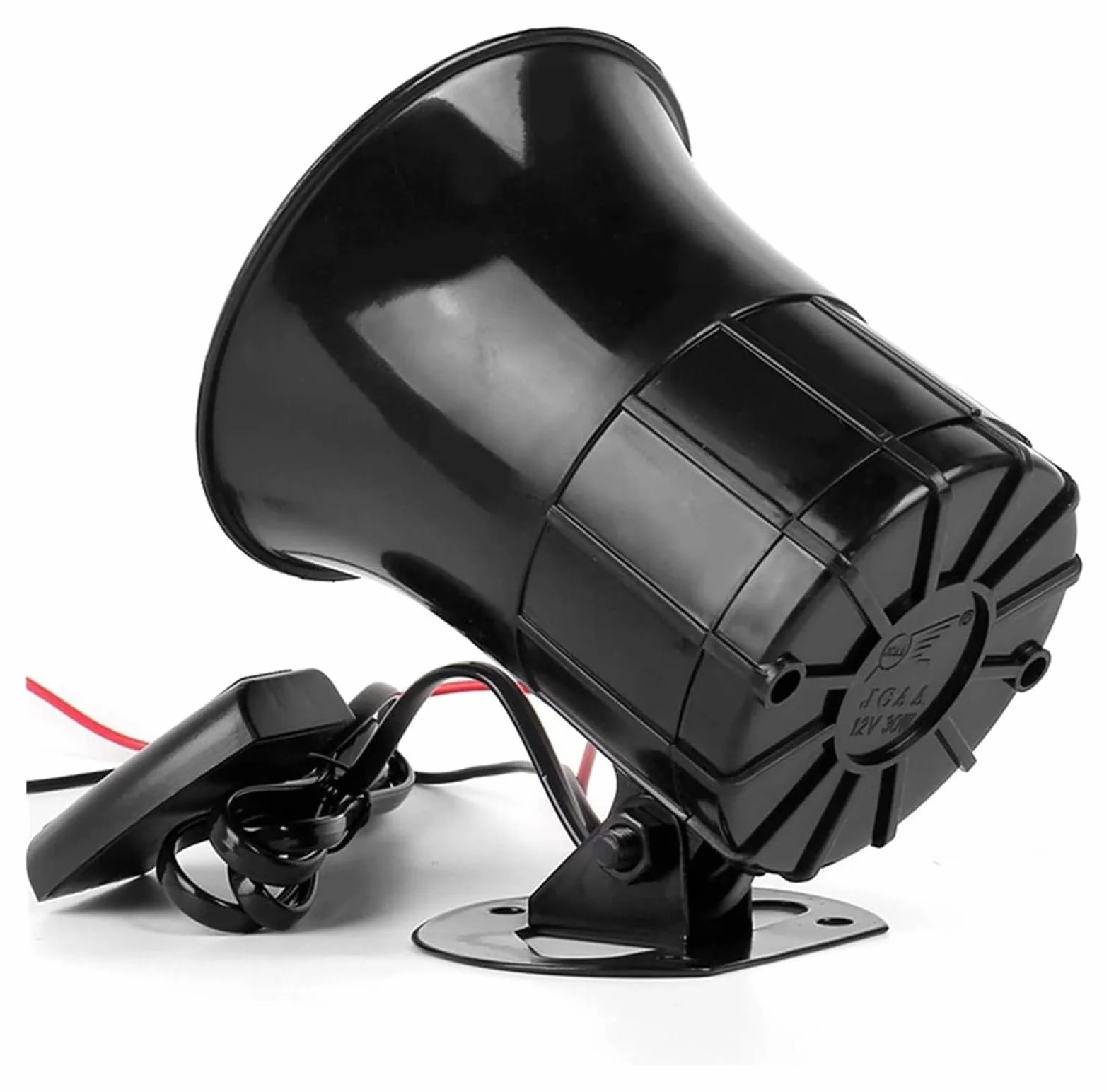 Megáfono Portátil 100W 12V para Coche, Motocicleta, 6 Tonos, Altavoz