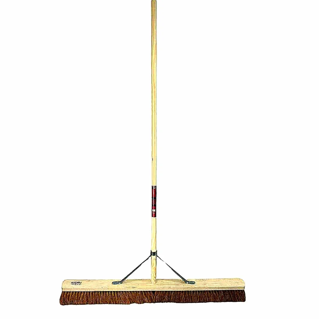 Barredora de Sala/Escobas - Escoba Suave 90 cm - Completo con vástago de 160cm - Pelo de Coco - Extra Ancho - Escoba Interior Escobas Blandas