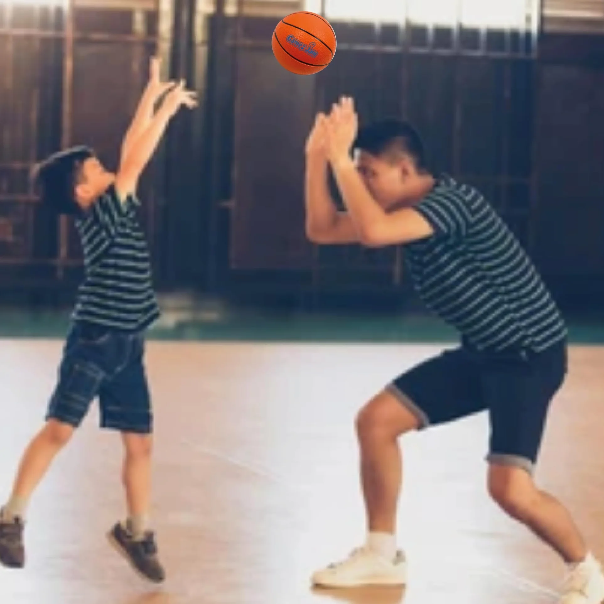 Mini Aro de Básquetbol para Puerta - Tablero Endurecido, Red y Pelotas para Mates - Canasta de Baloncesto de Interior