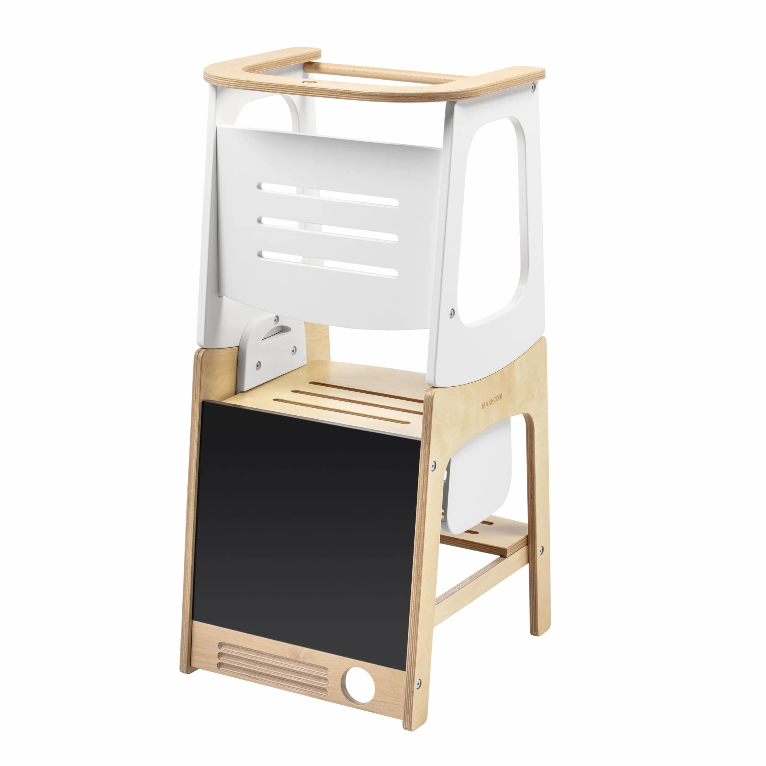 Maxi-Cosi Toucan 3 en 1 Torre Aprendizaje Madera Montessori 1,5-99 Años 10-150kg 3 Alturas FSC 100% Madera Certificada