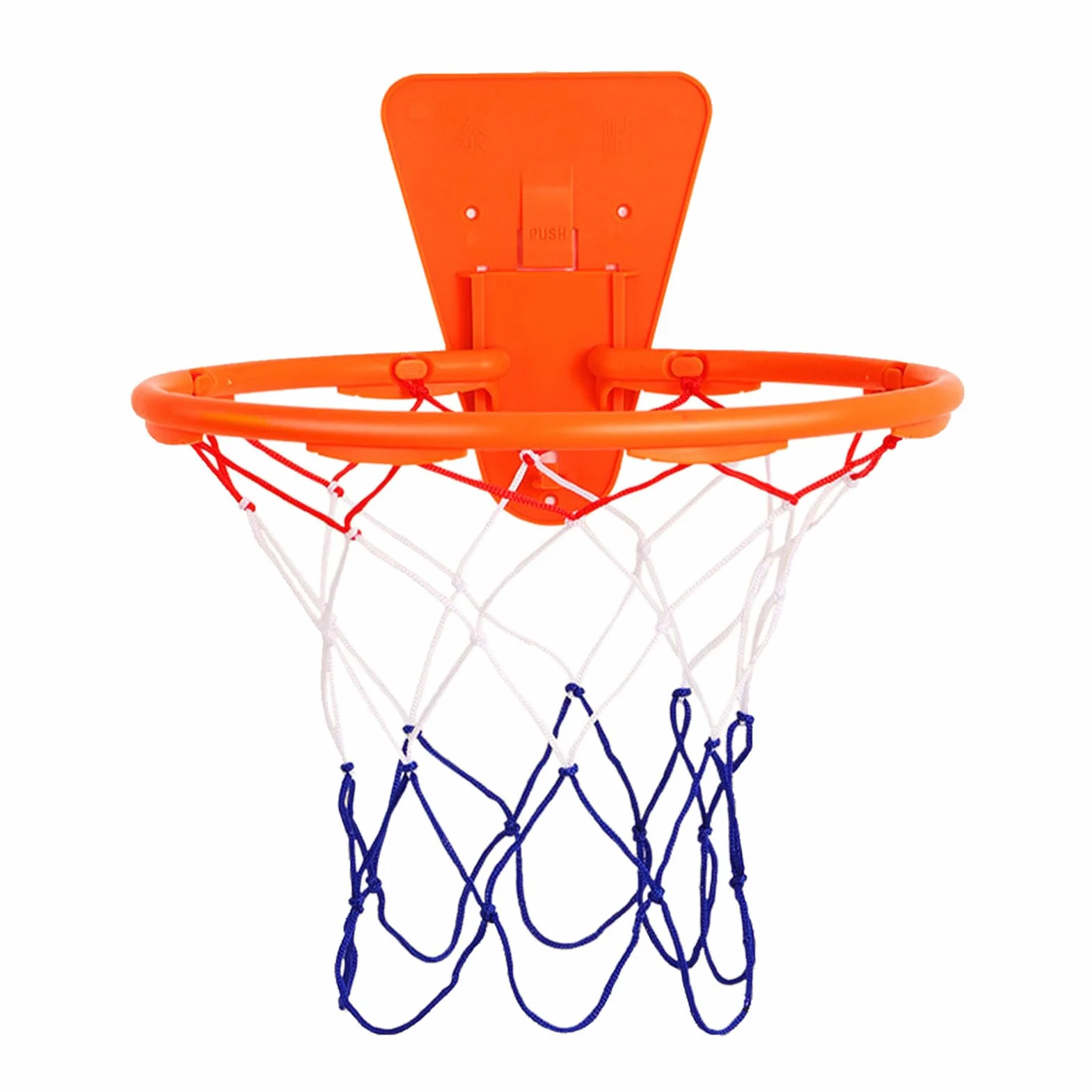Aro de Baloncesto para Niños Montado en la Pared, Canasta Portátil para Puerta, Interior y Exterior